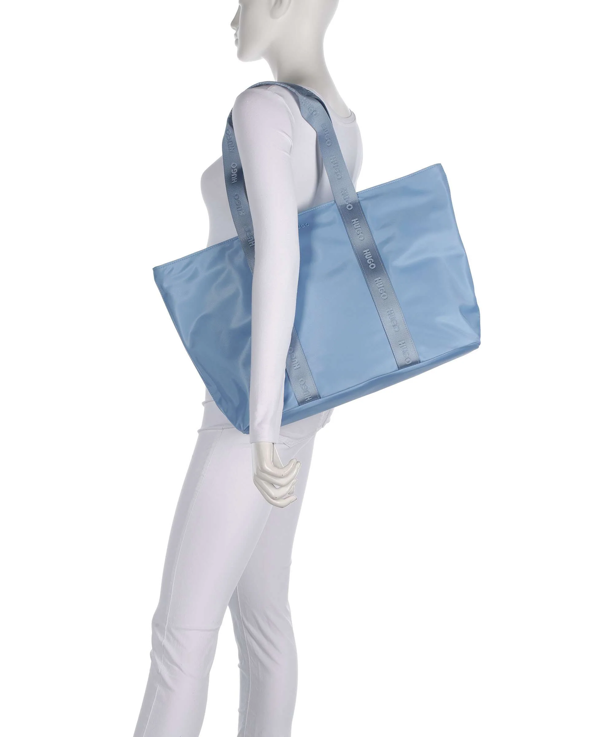 Hugo Bel Tote bag open blue - Image 3