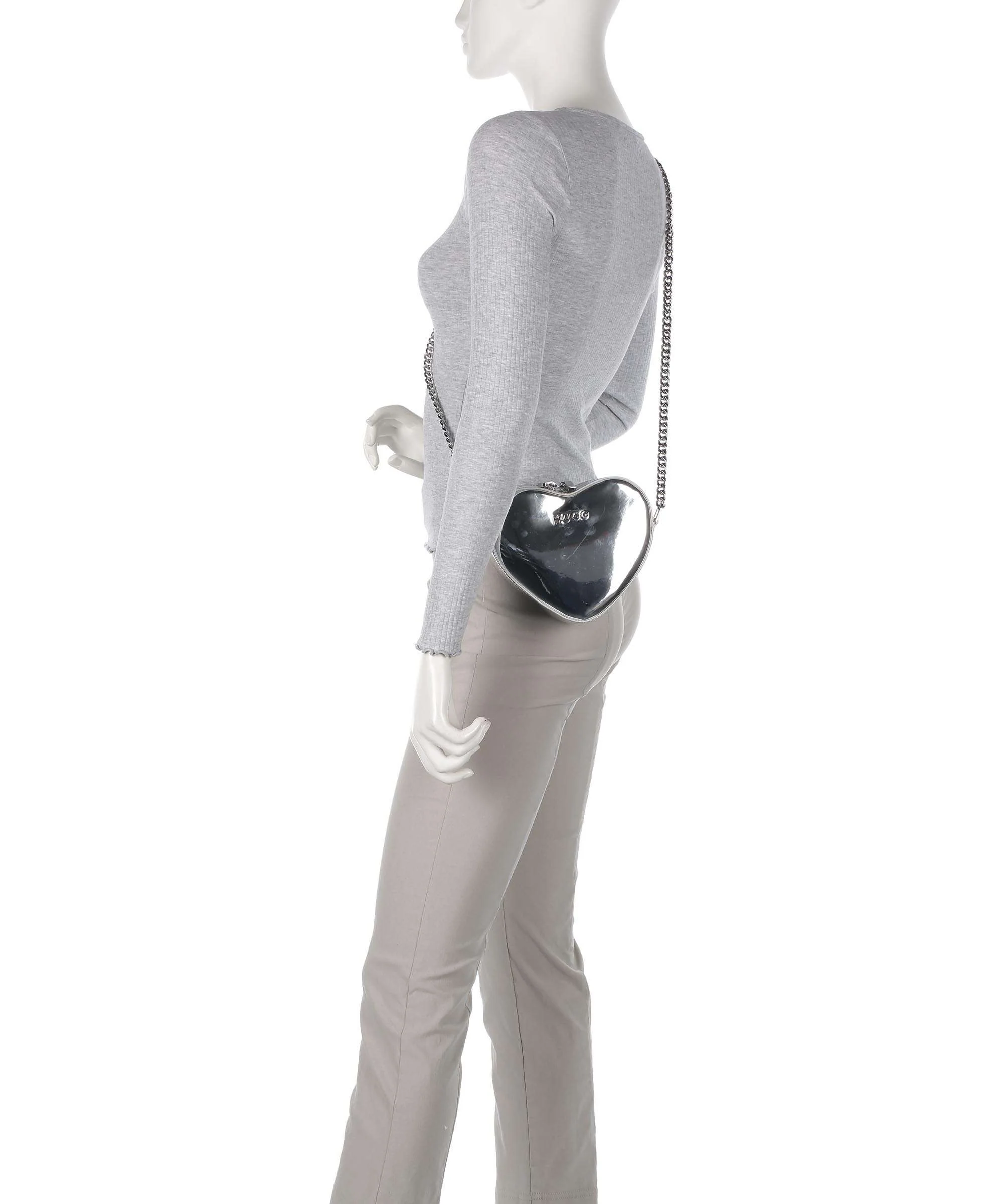Hugo Love Crossbody bag silver - Image 3