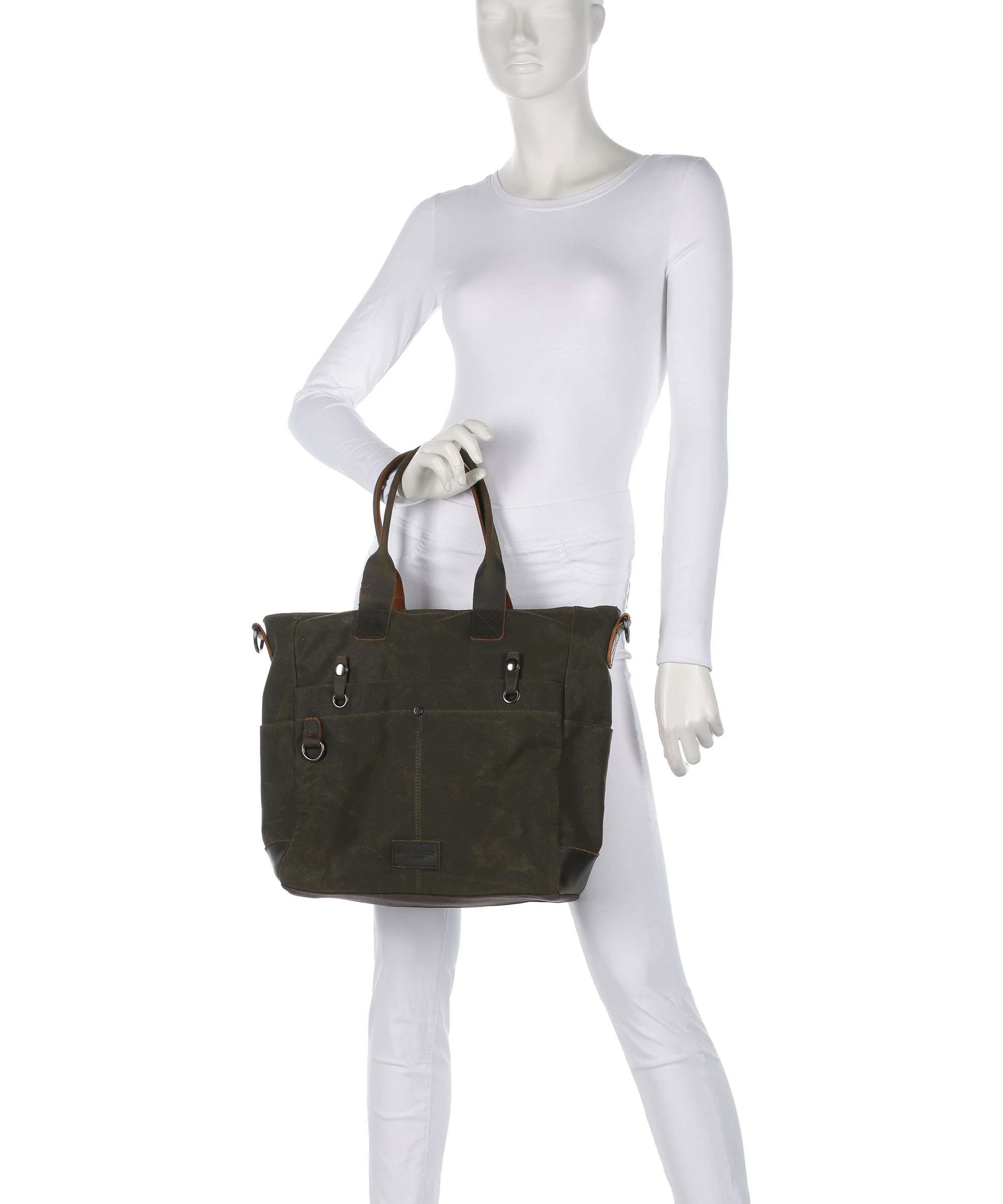 Jack Kinsky Dakar 7 Tote bag oliv - Image 3