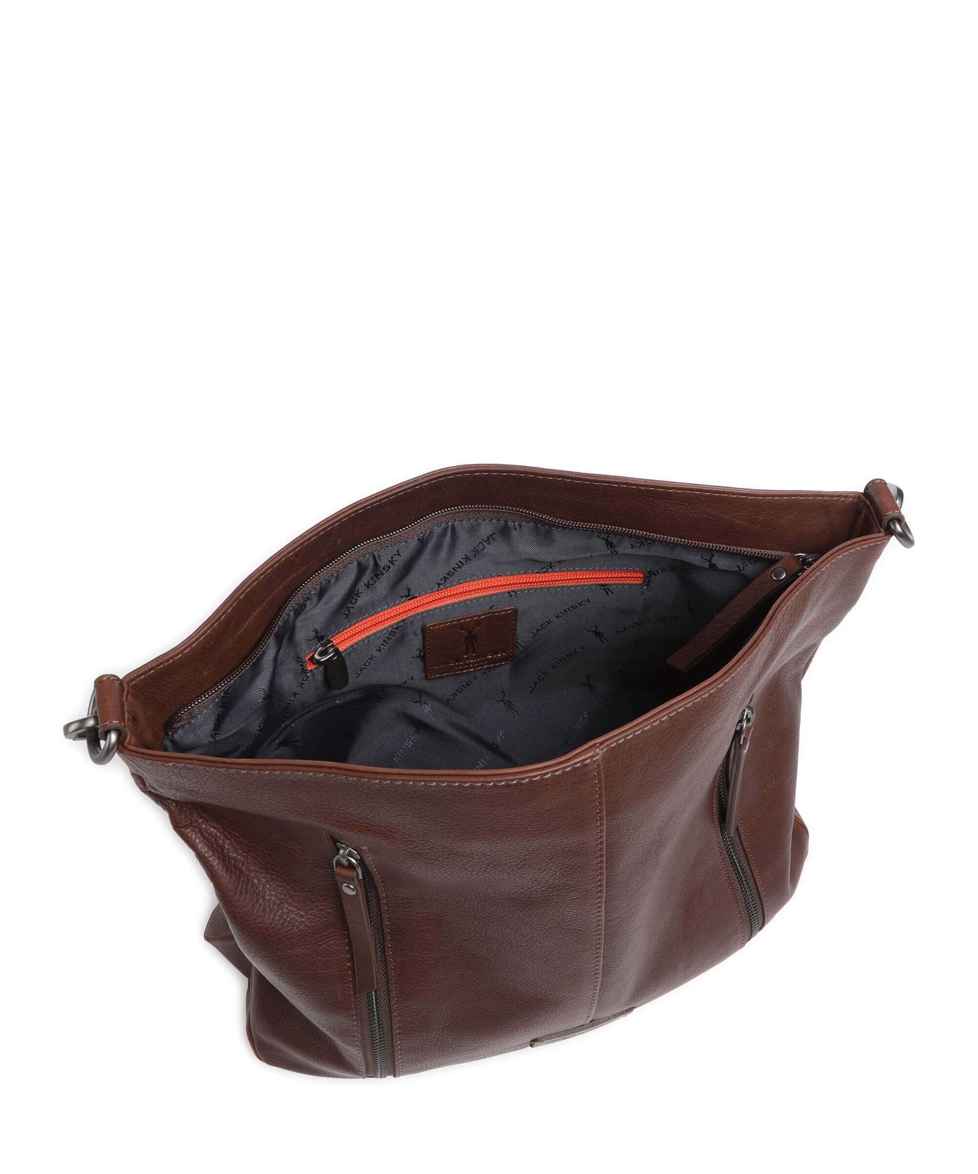 Jack Kinsky Montreal 24N Hobo bag mokka - Image 6