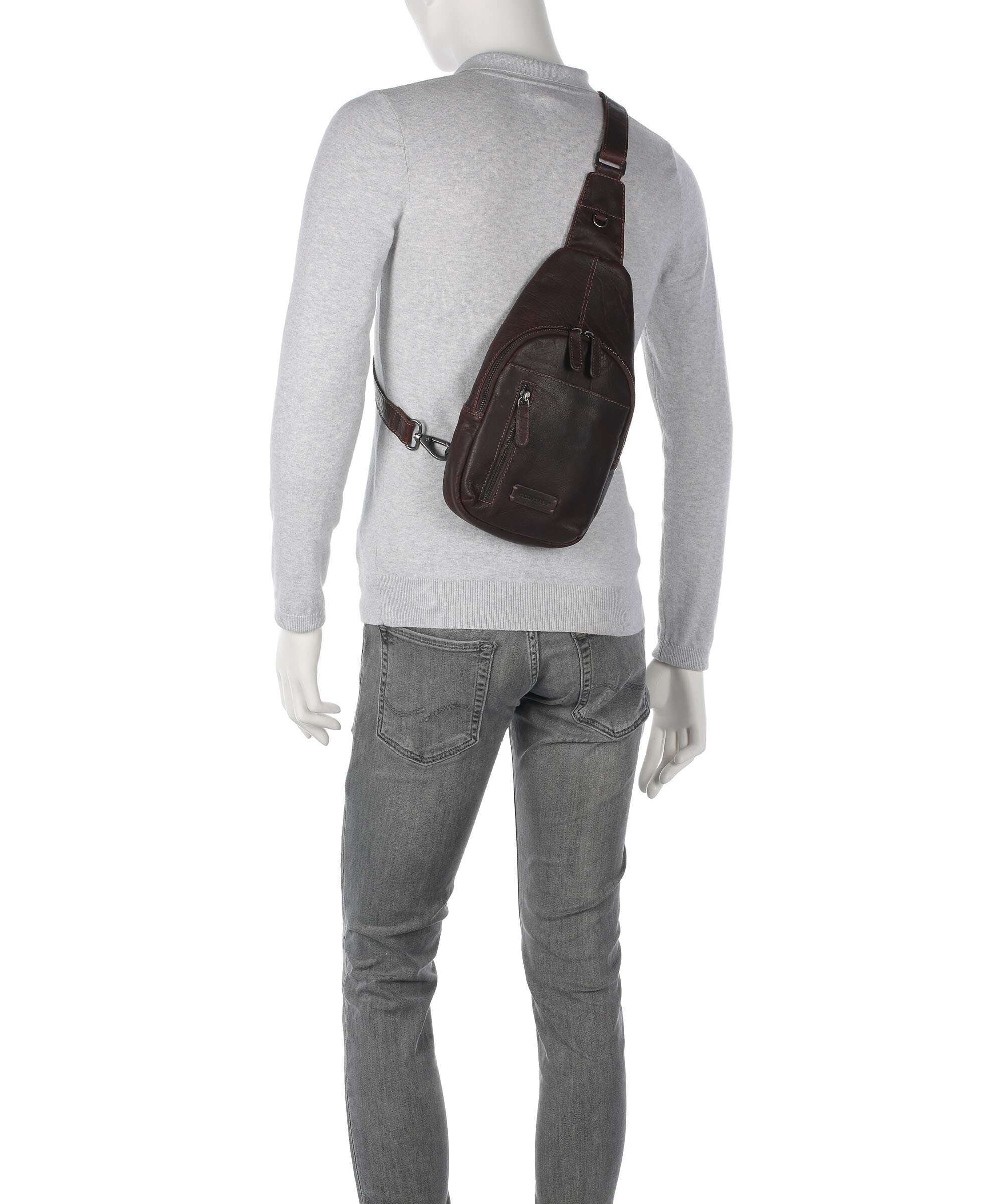 Jack Kinsky Porto 13 Sling bag mokka - Image 3