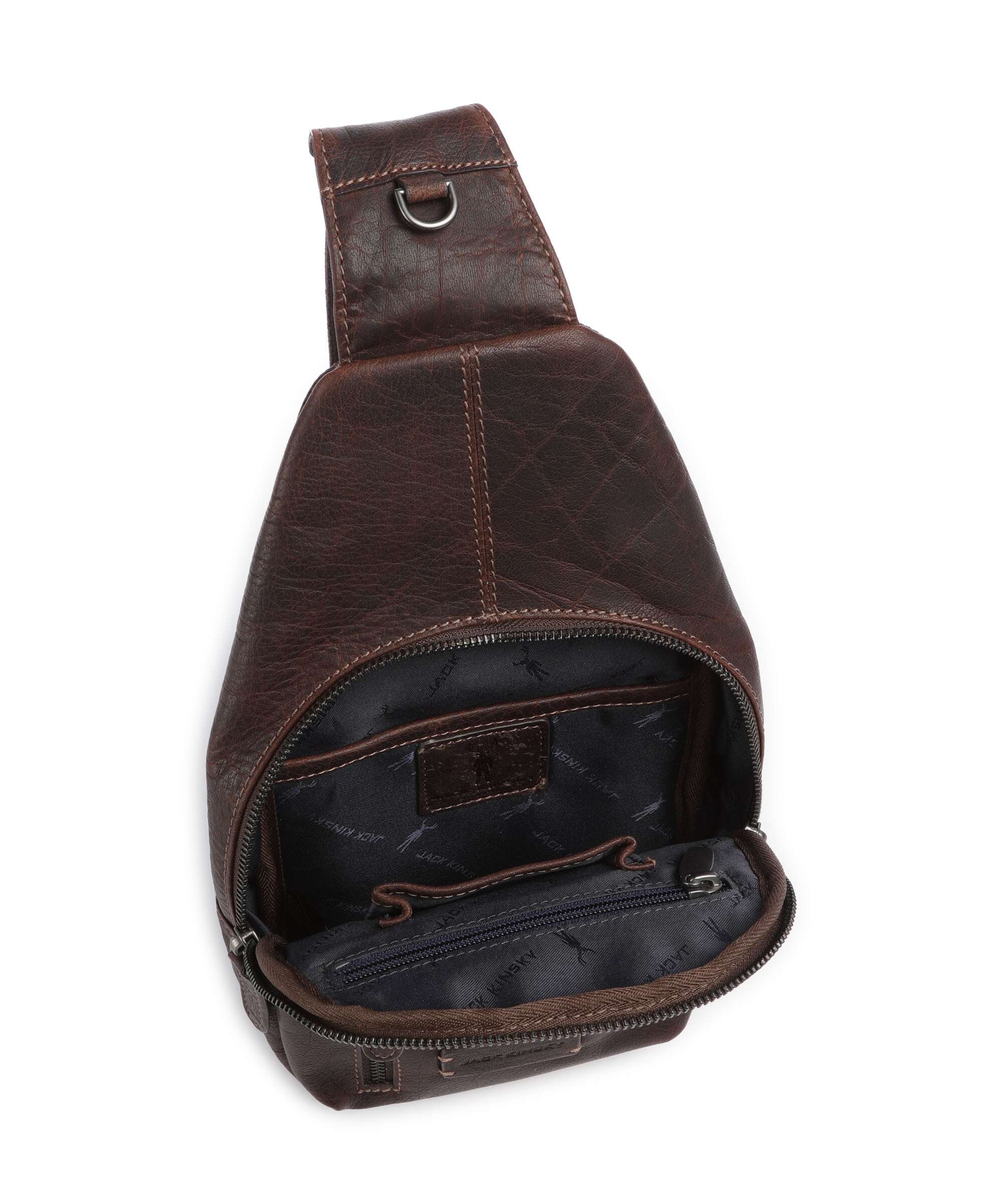 Jack Kinsky Porto 13 Sling bag mokka - Image 5