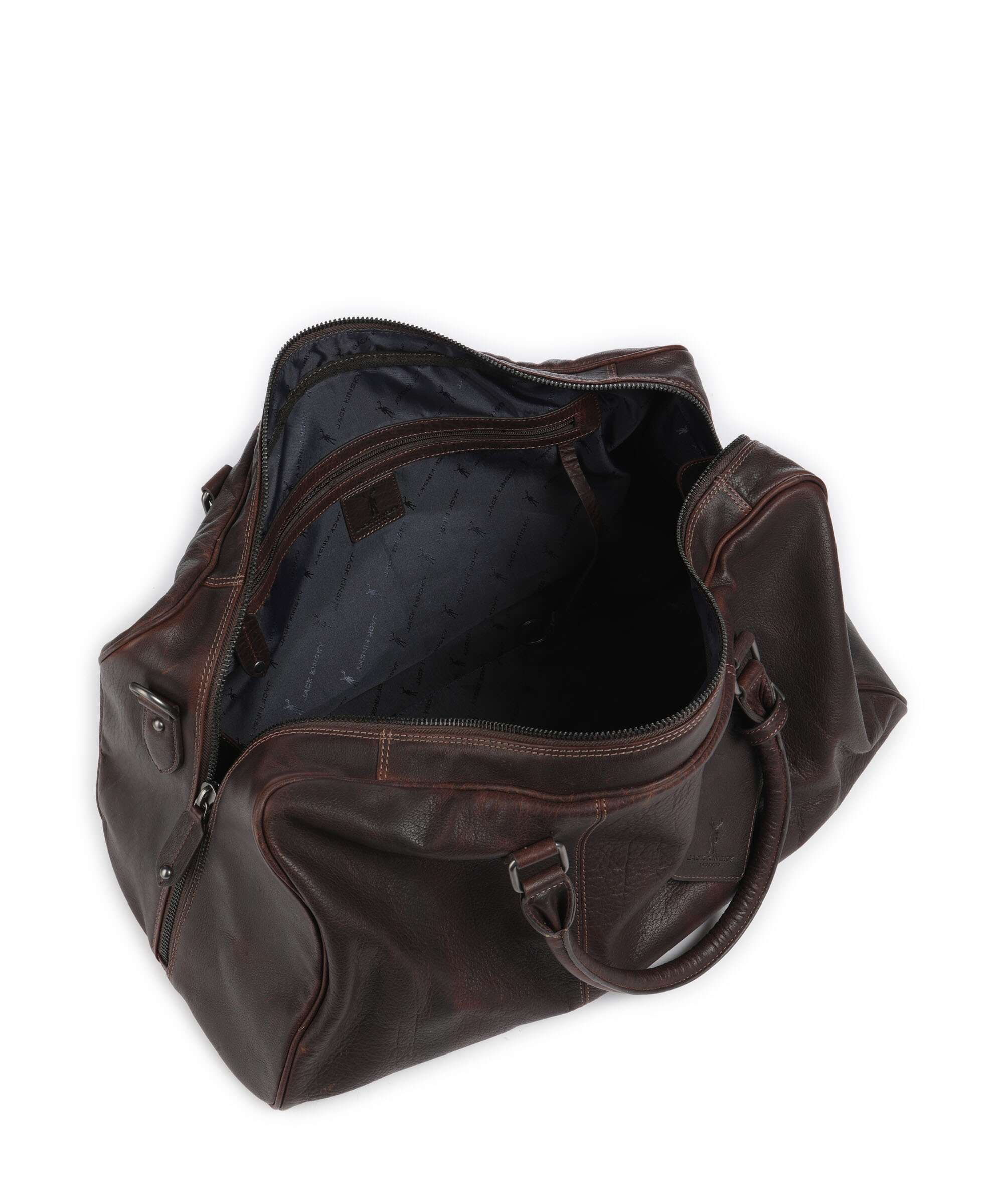 Jack Kinsky Porto 4 Weekend bag mokka - Image 5