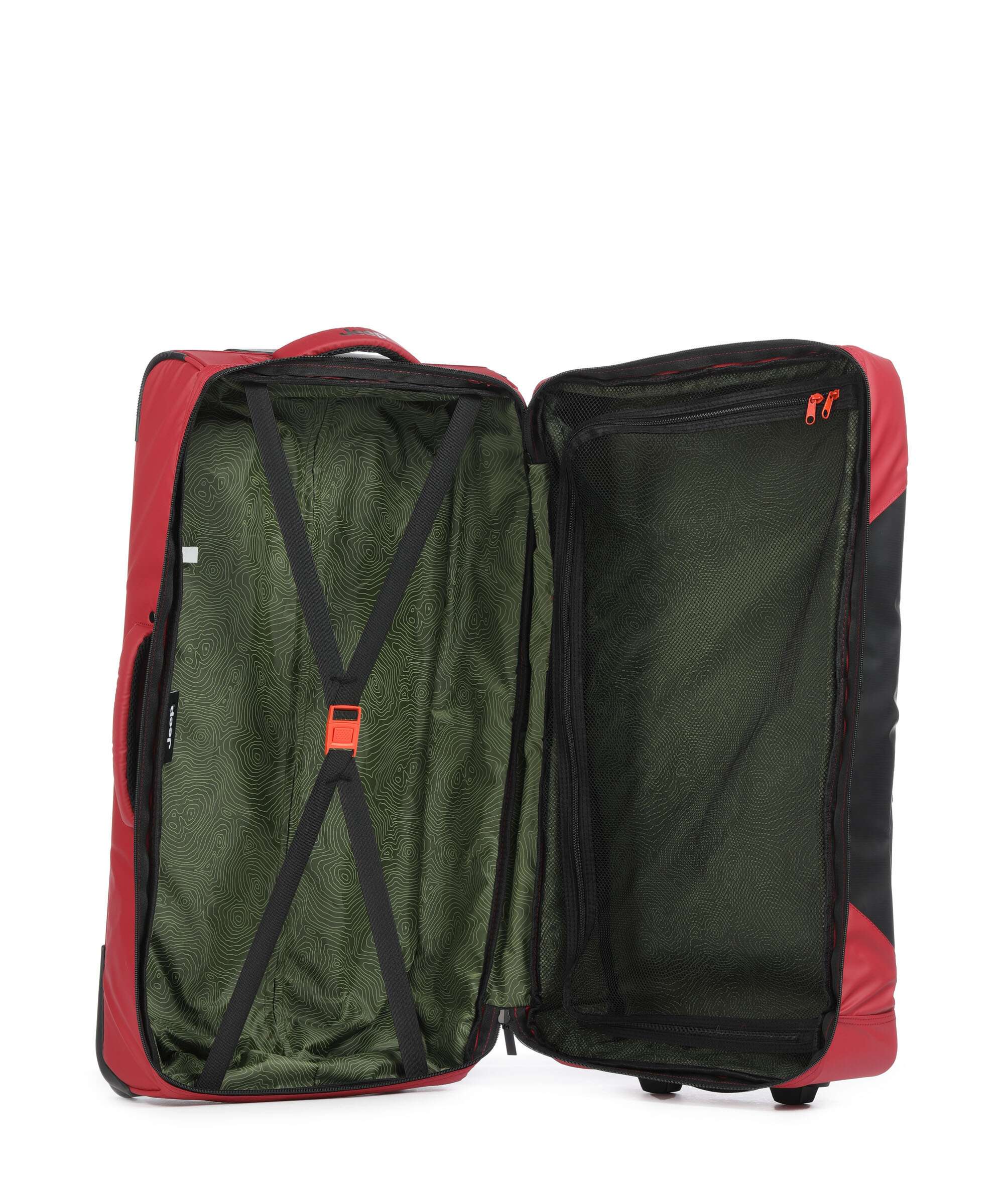 Jeep JS006B 73 Travel bag with wheels chili pepper red - Image 5