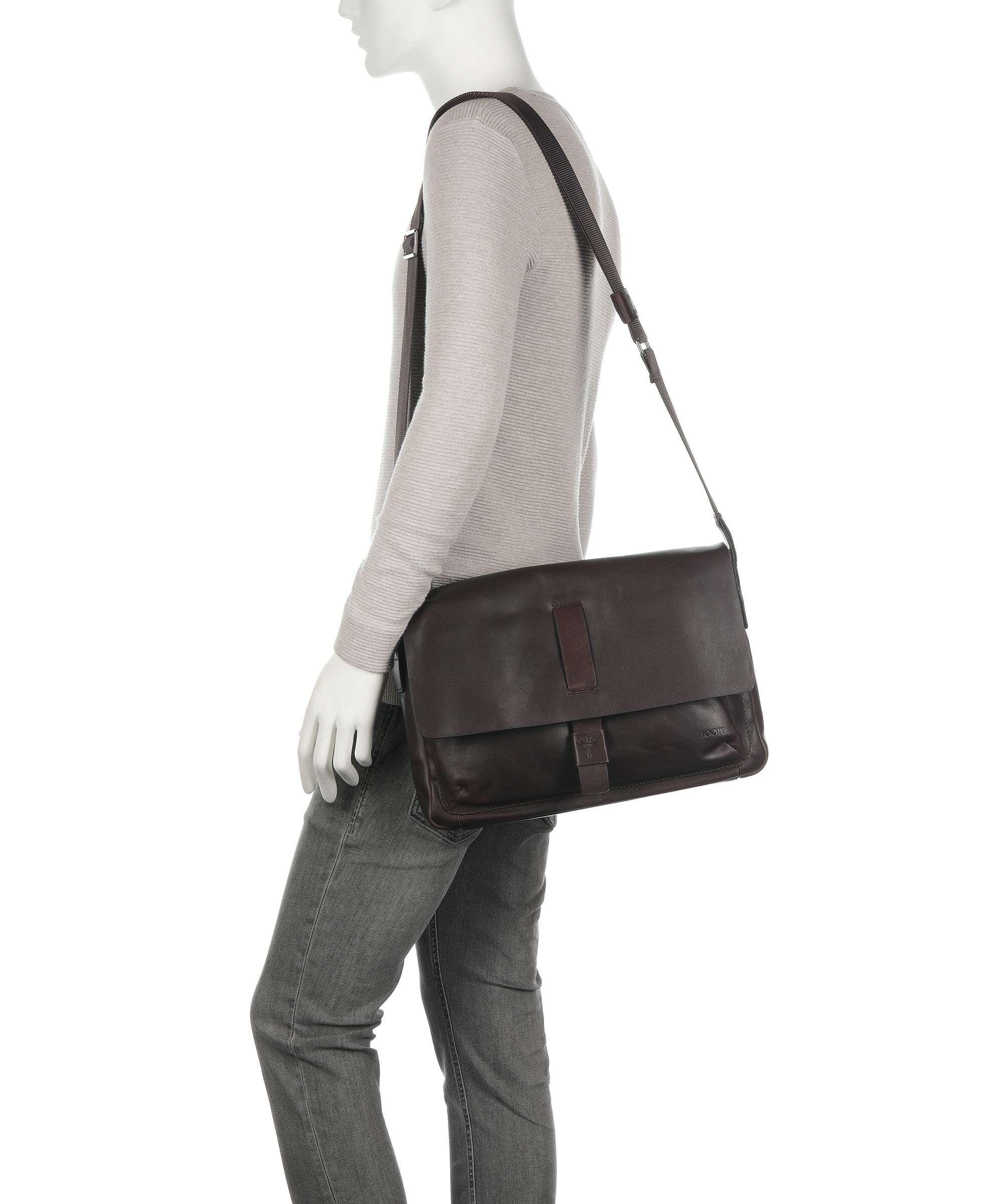 JOOP! Loreto Janis Messenger bag seal brown - Image 3