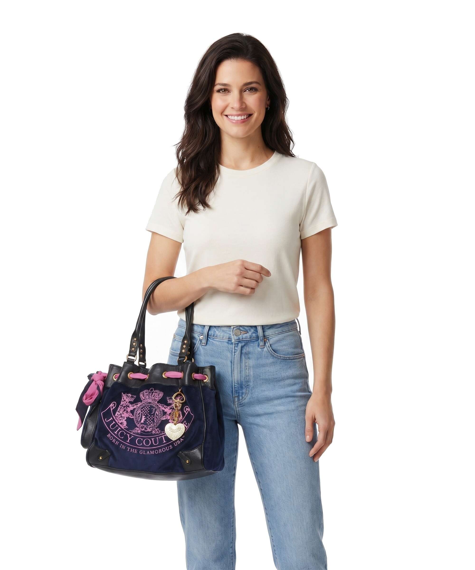 Juicy Couture Daydreamer Classic Crest L Tote bag blue depths - Image 3