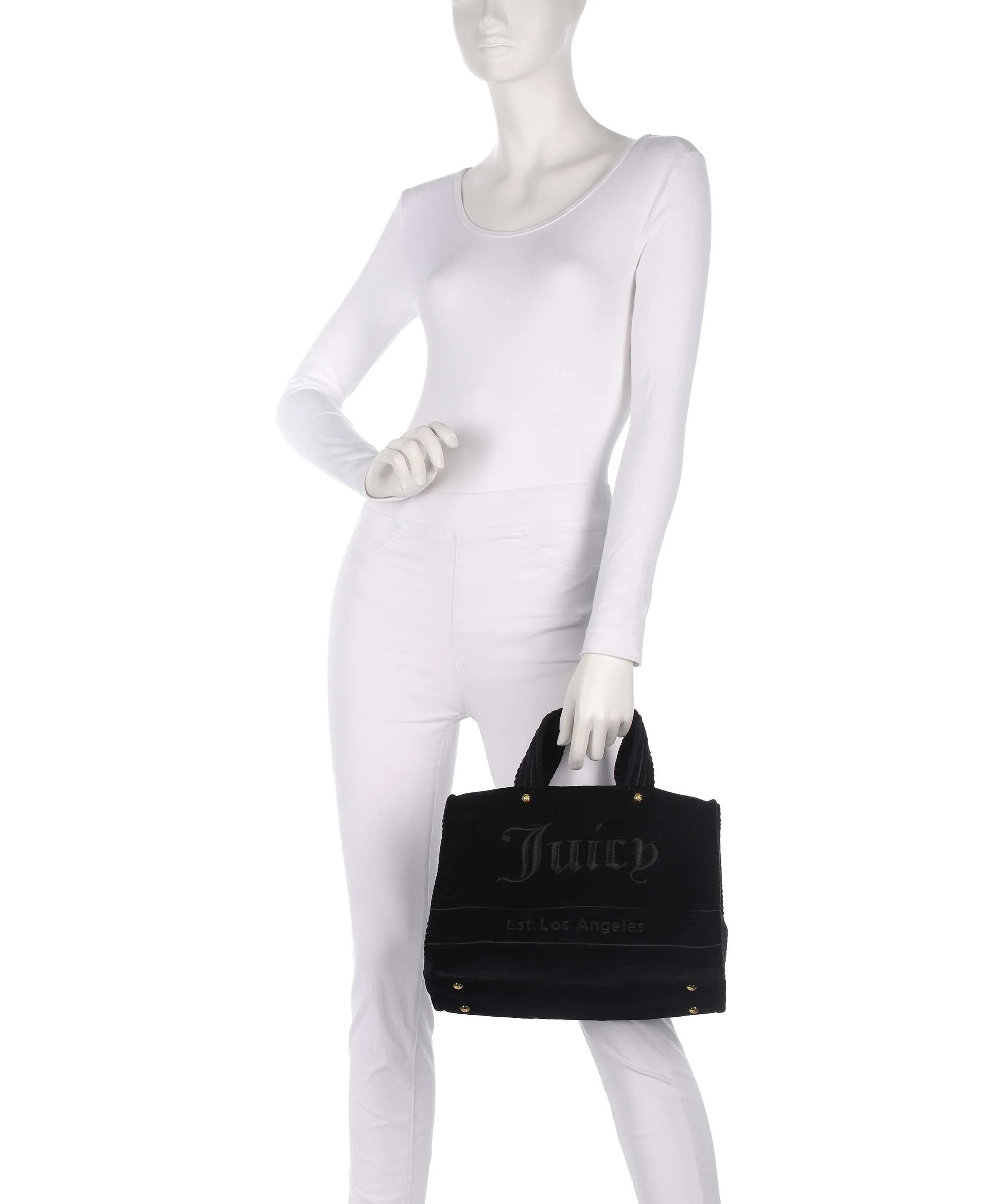 Juicy Couture Iris Velvet M Handbag black - Image 3