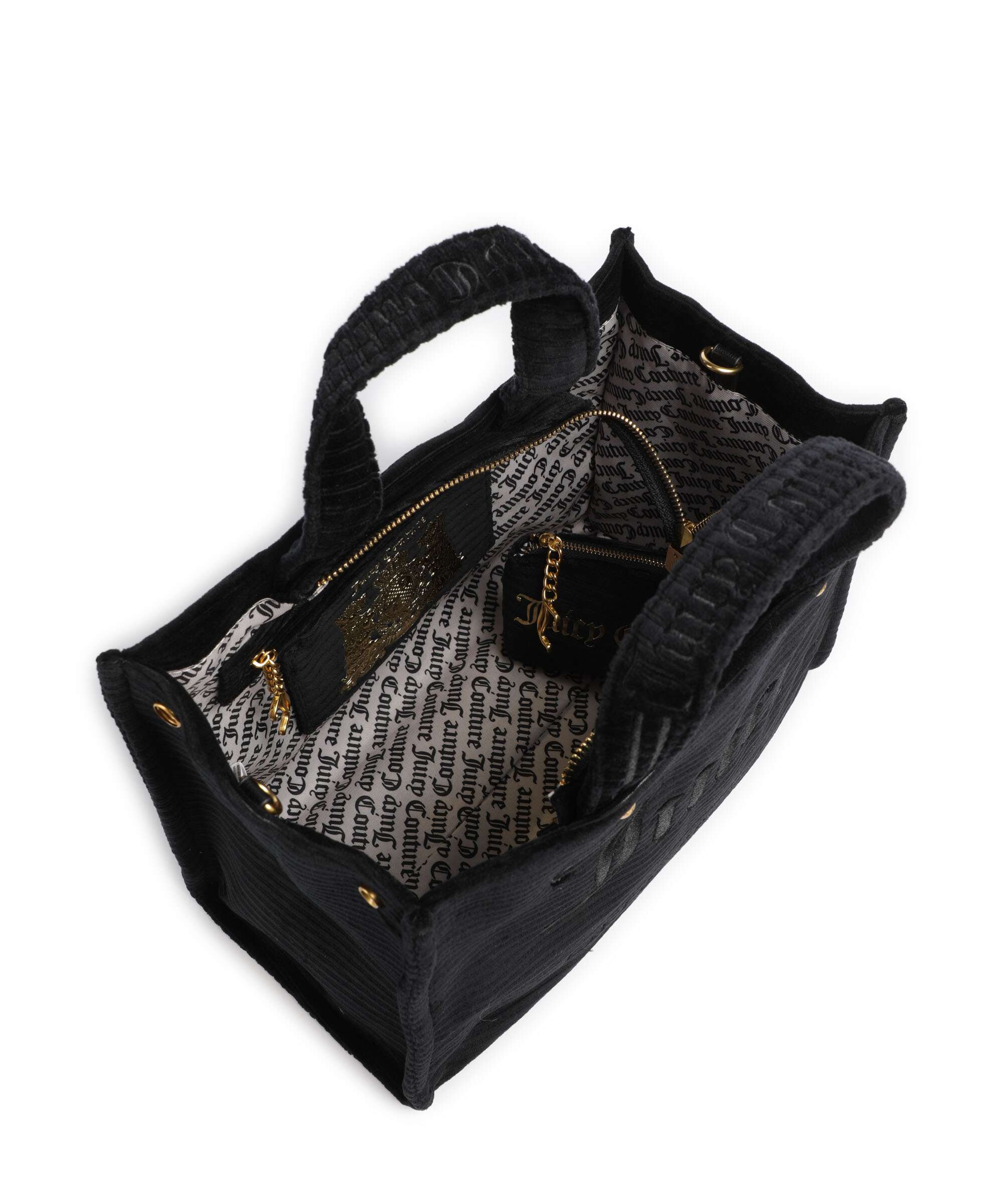 Juicy Couture Iris Velvet M Handbag black - Image 7