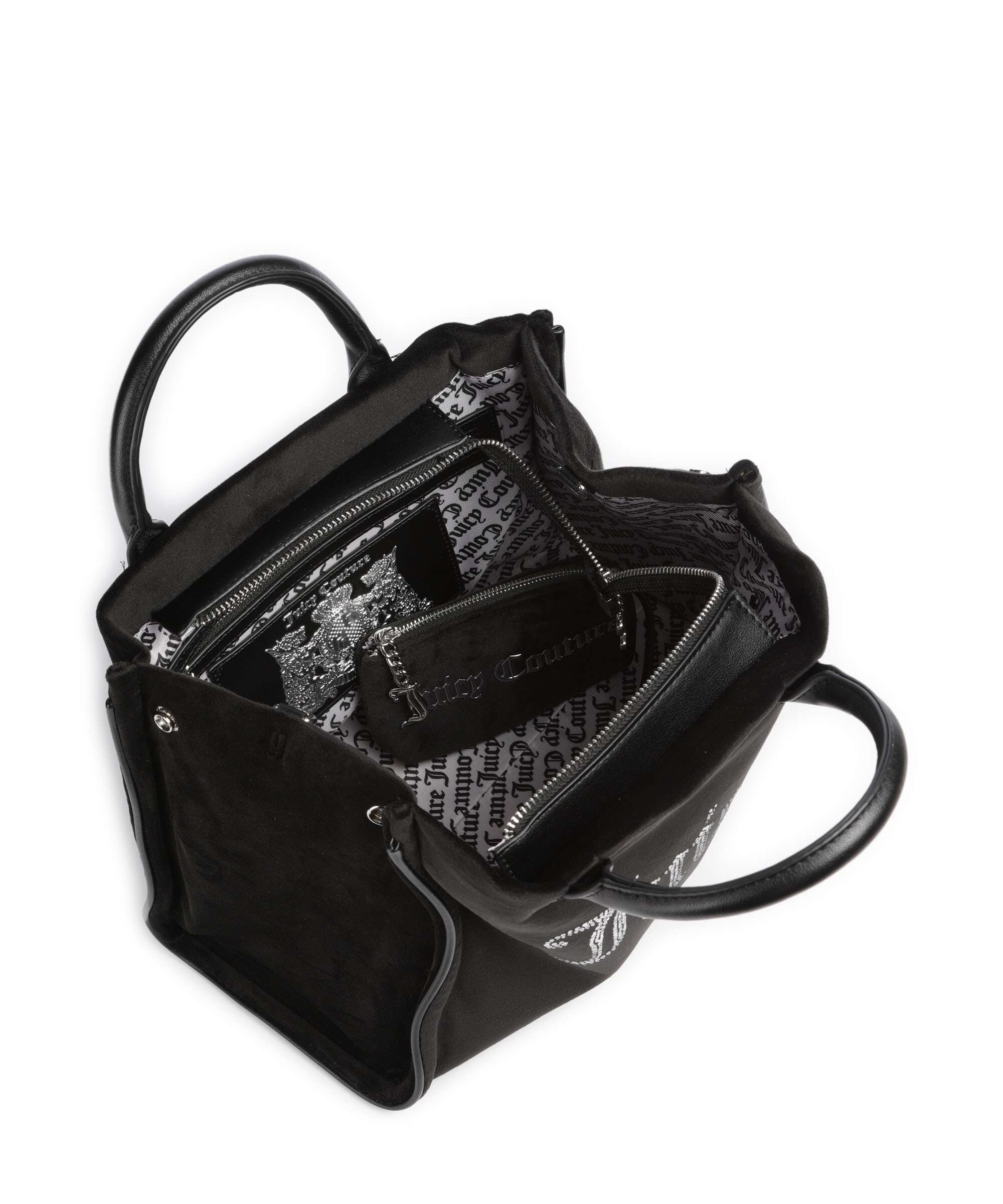 Juicy Couture Iris Velvet M Handbag black - Image 6