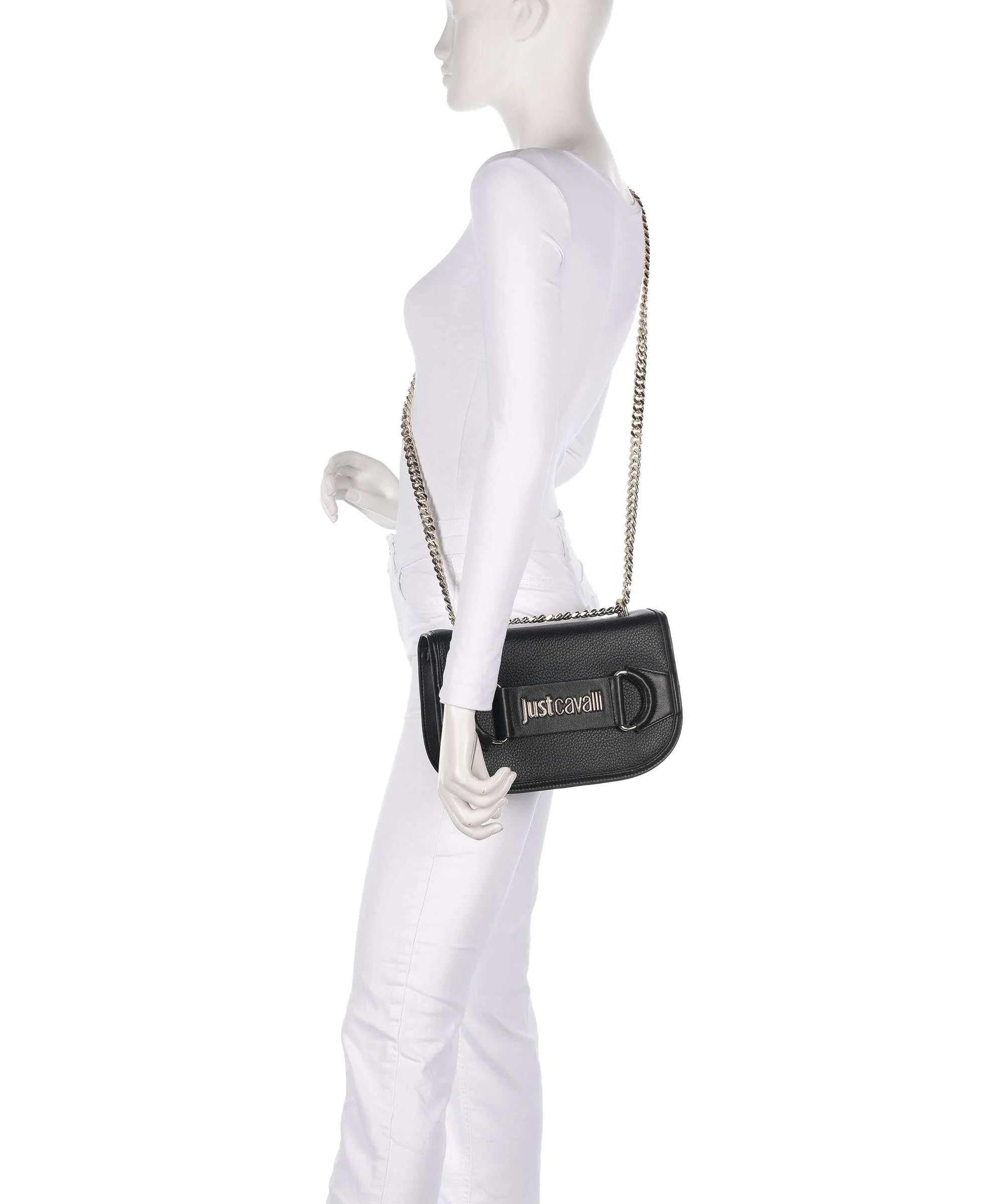Just Cavalli Bridle Shoulder bag black - Image 4