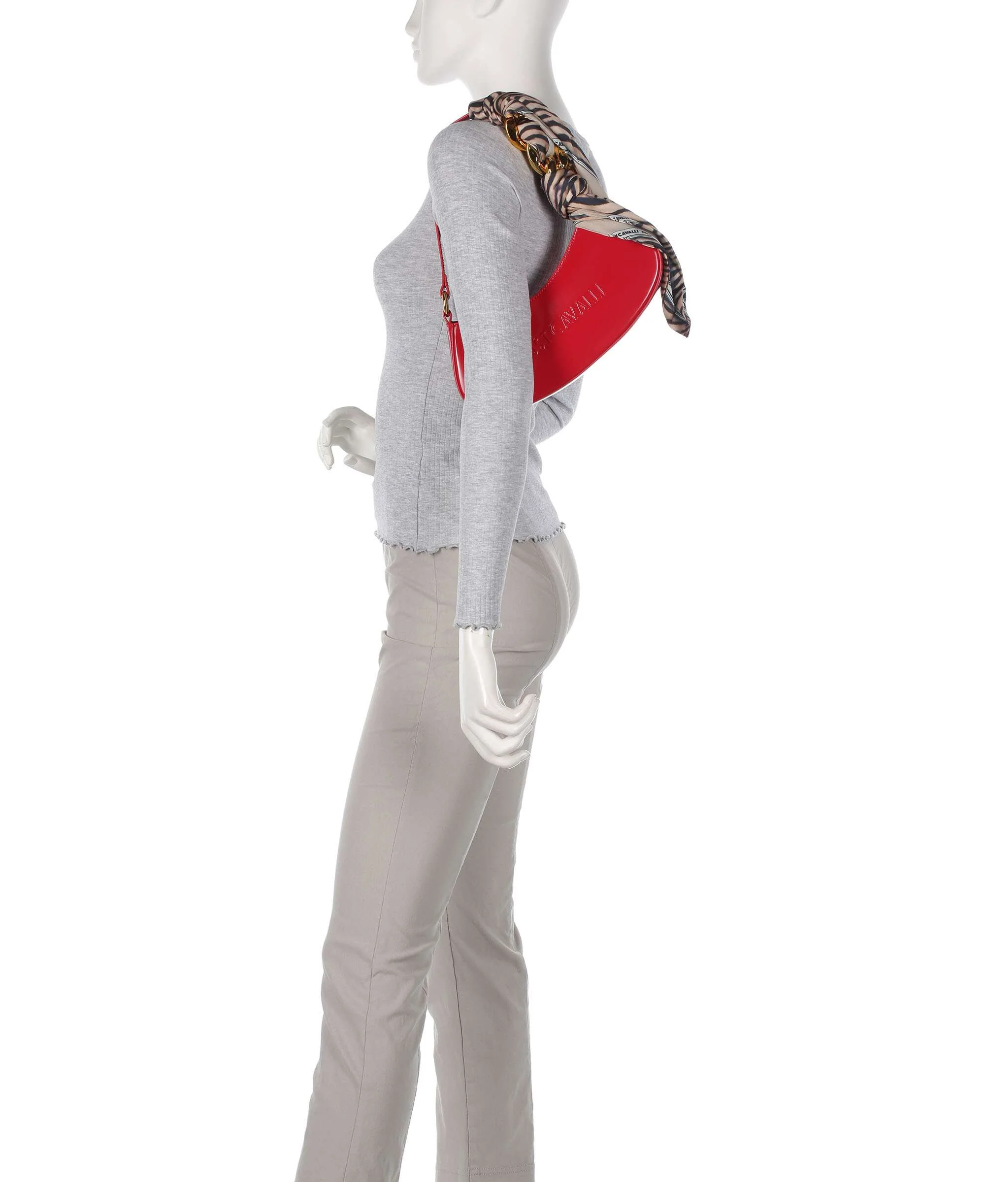 Just Cavalli Chain Foulard Shoulder bag barbados cherry - Image 3