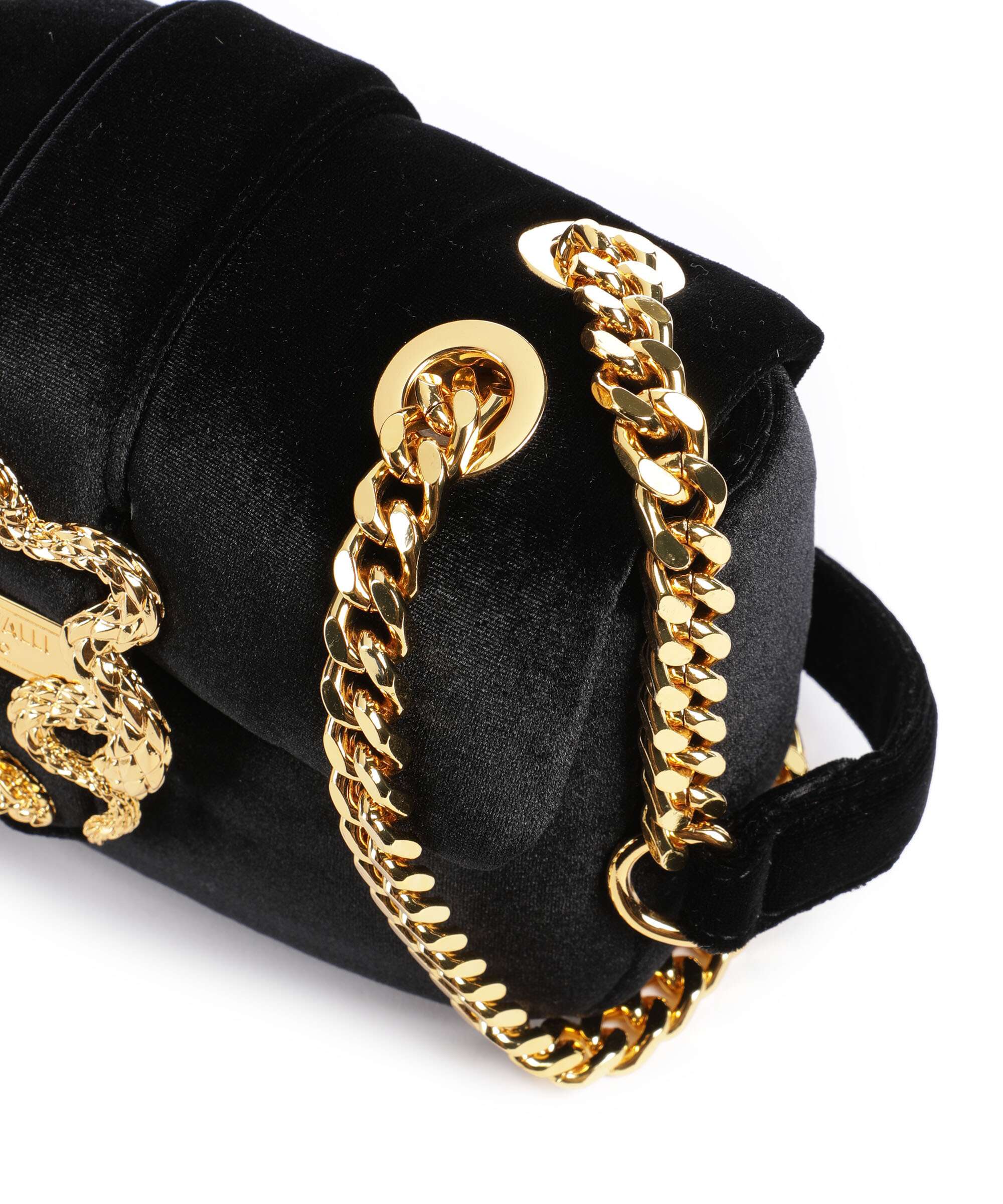 Just Cavalli Iconic Snakes Puffy Shoulder bag black - Image 5