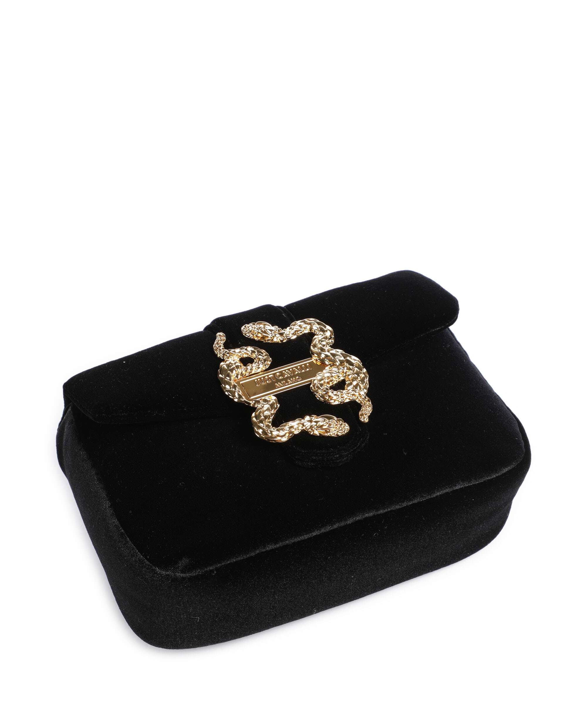 Just Cavalli Iconic Snakes Puffy Shoulder bag black - Image 6