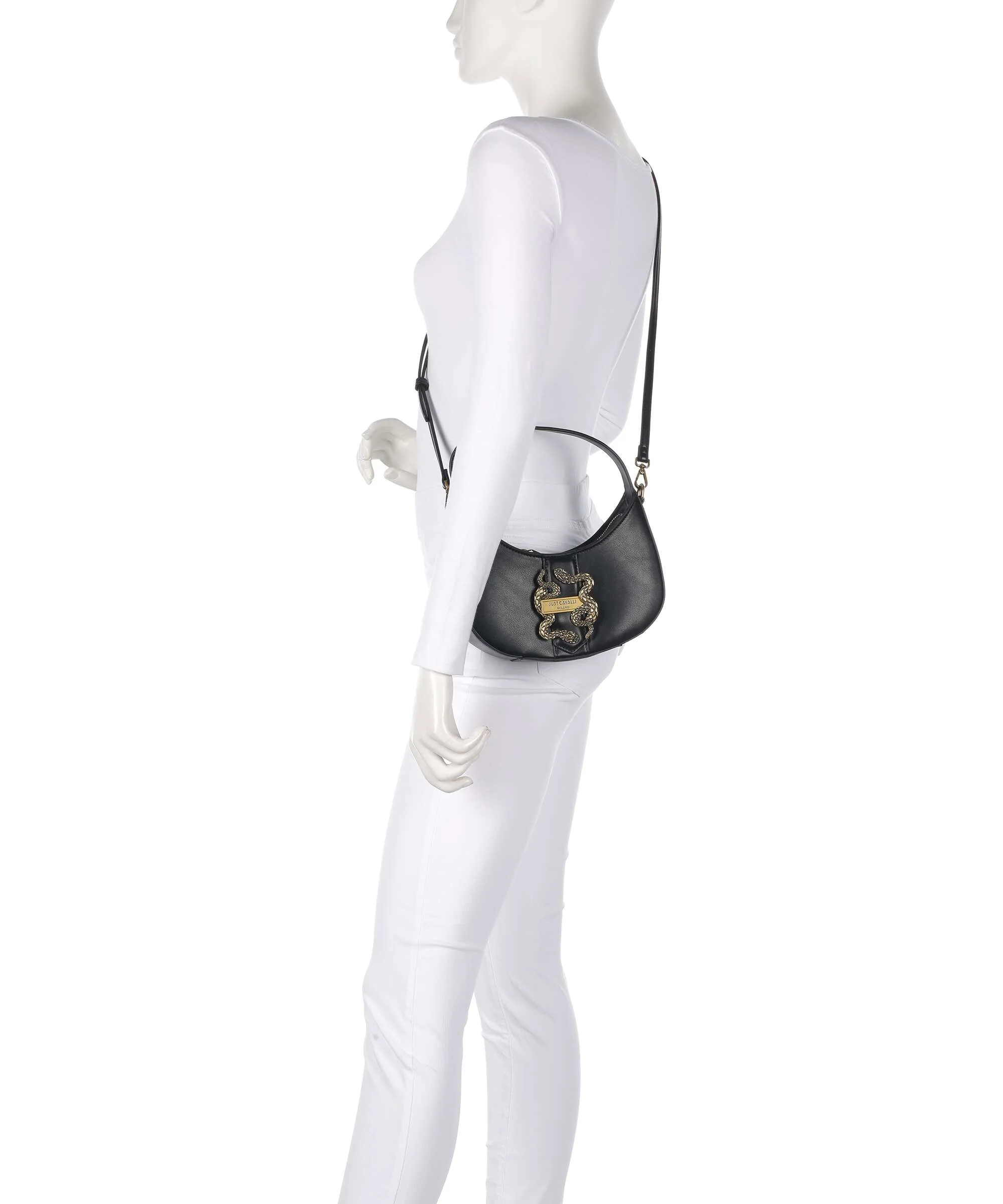 Just Cavalli Iconic Snakes Shoulder bag black - Image 3