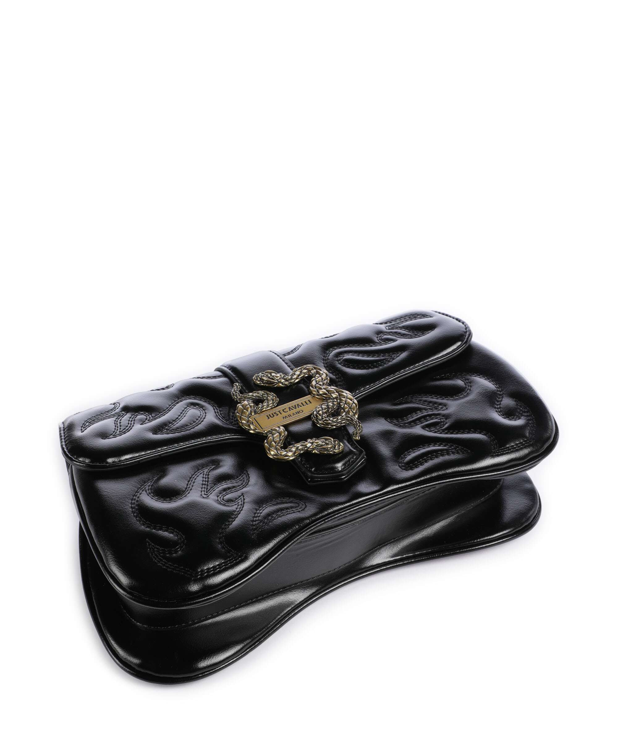 Just Cavalli Iconic Snakes Shoulder bag black - Image 6