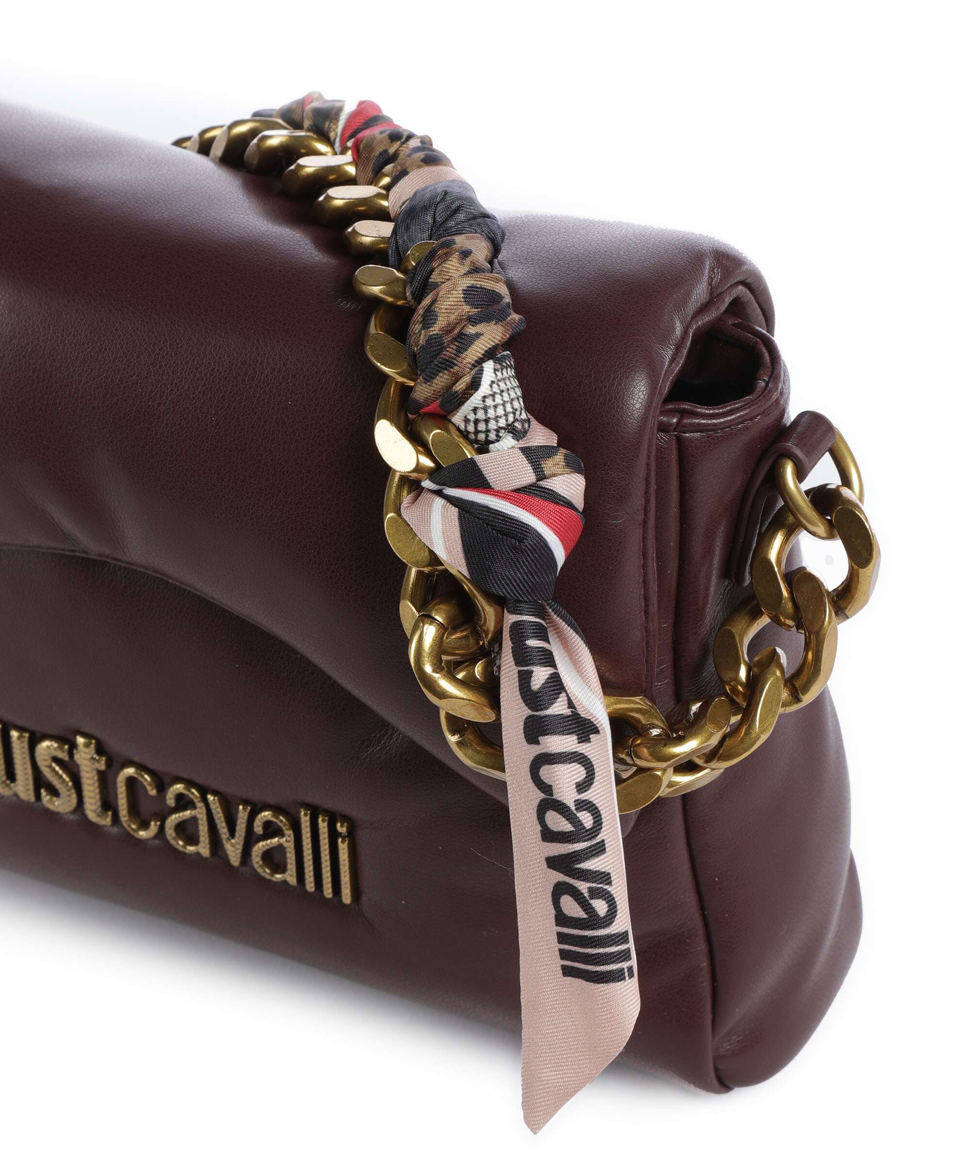 Just Cavalli Puffy Foulard Shoulder bag dark purple - Image 4