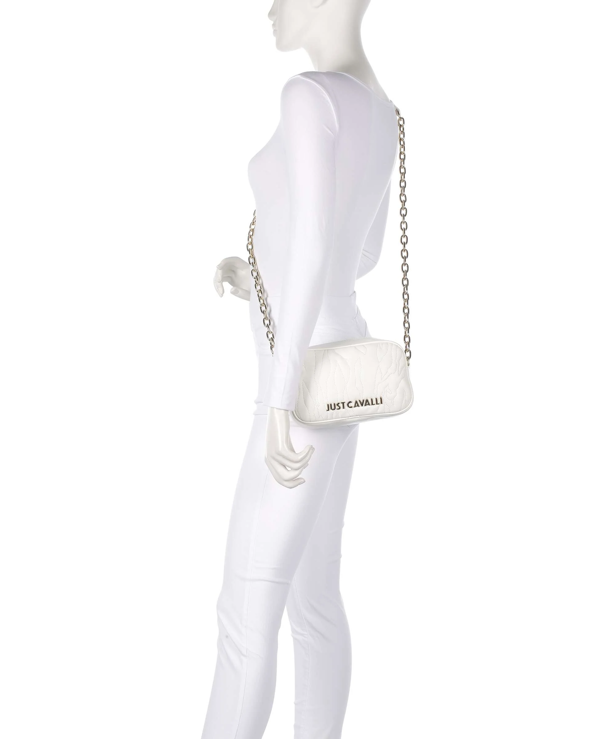 Just Cavalli Quilted Zebra Crossbody bag white - Image 3