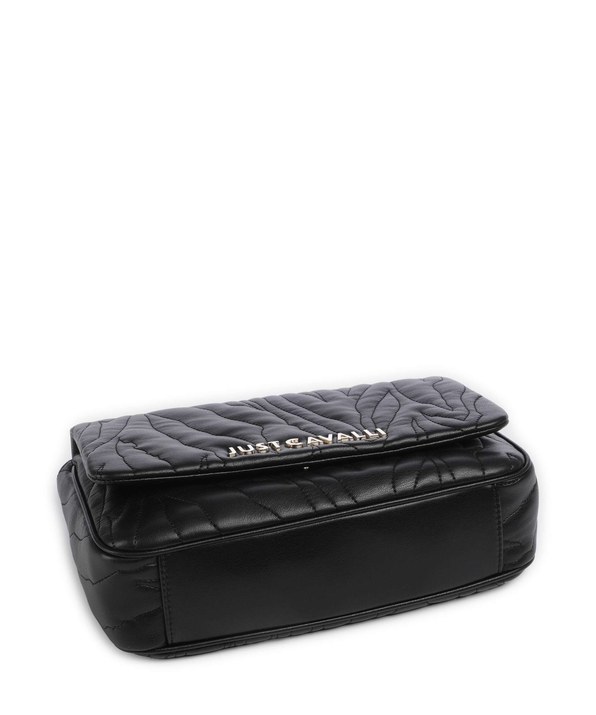 Just Cavalli Quilted Zebra Shoulder bag black - Image 6