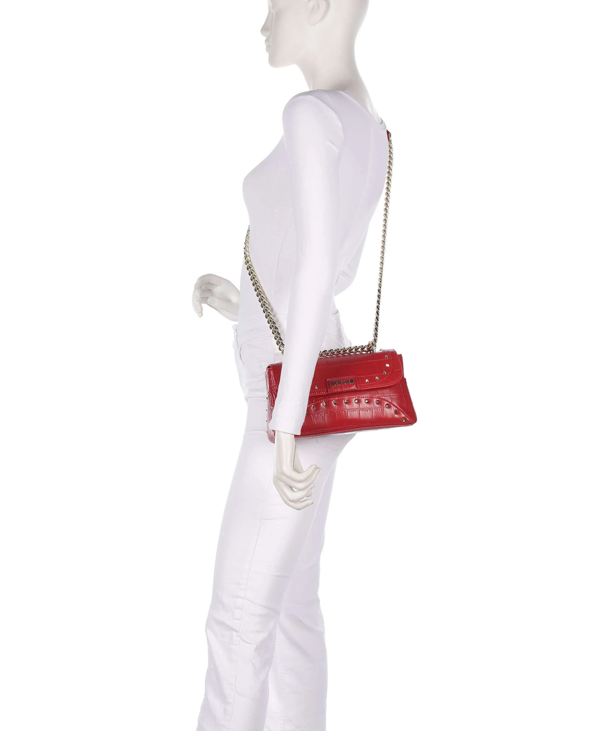 Just Cavalli Studs Shoulder bag tango red - Image 4