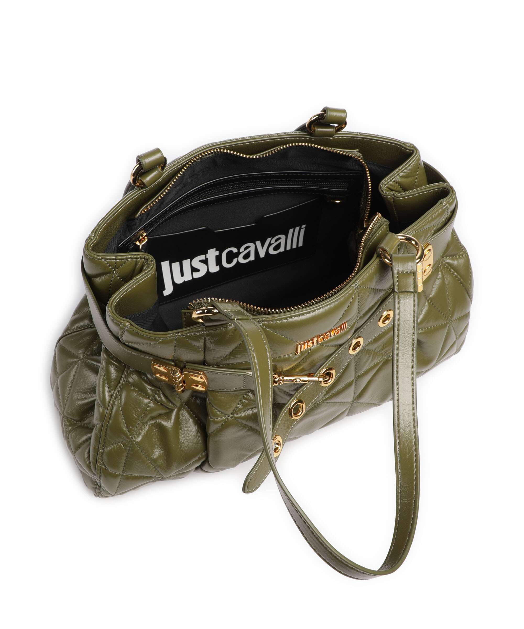 Just Cavalli Tote bag military olive - Image 6