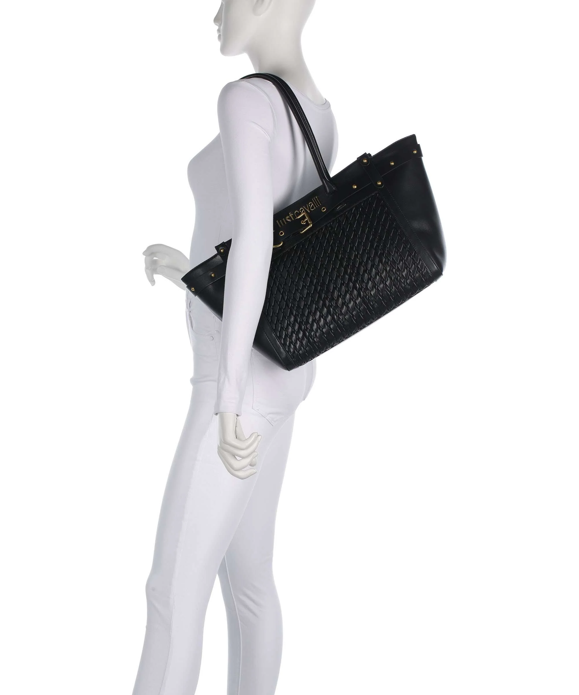 Just Cavalli Tote bag black - Image 3