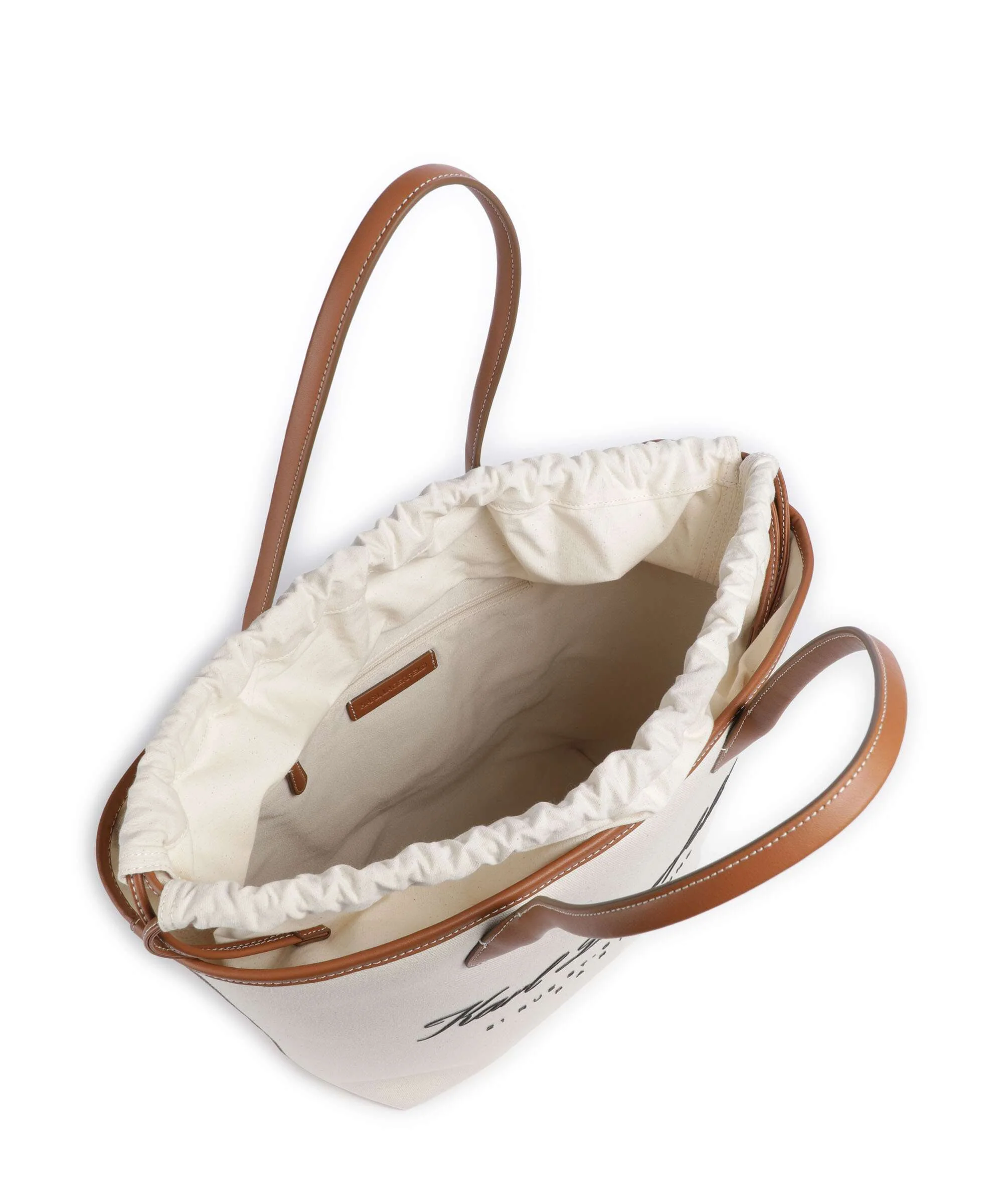 Karl Lagerfeld Hotel Karl Medium Tote bag natural canvas/tan - Image 5
