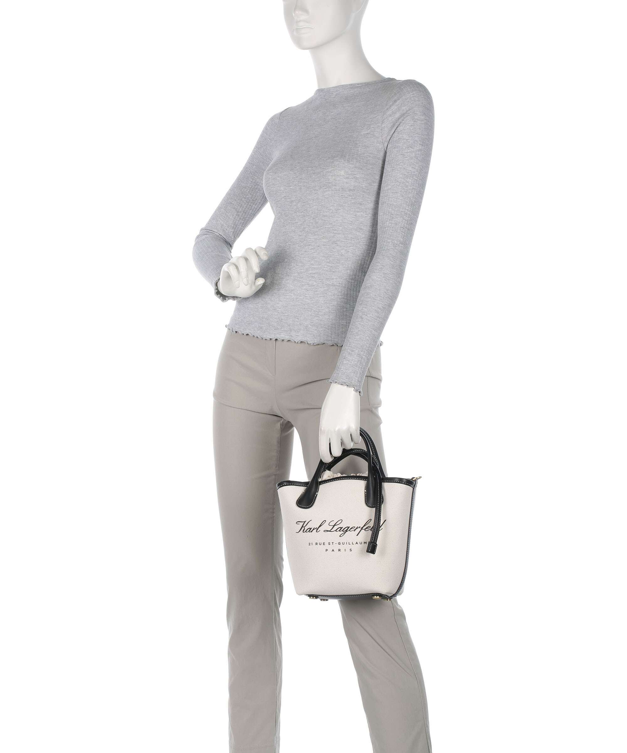 Karl Lagerfeld Hotel Karl Small Crossbody bag natural/black - Image 3
