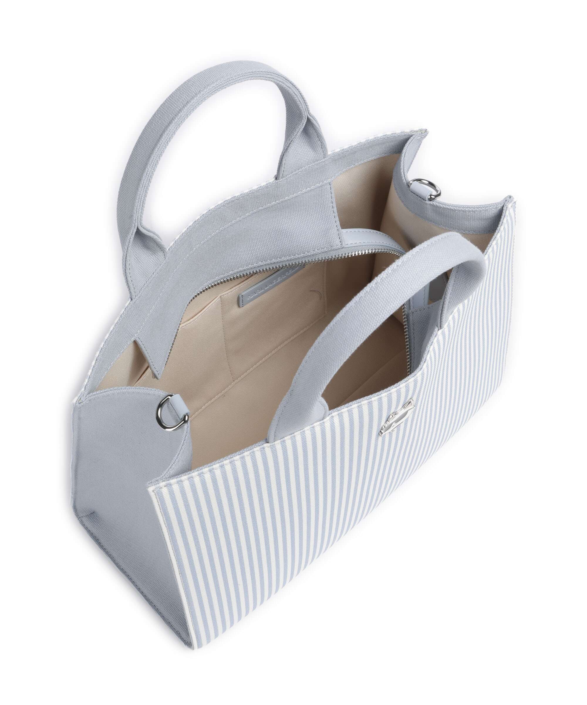 Karl Lagerfeld Ikon Medium Handbag kentucky blue stripe - Image 5