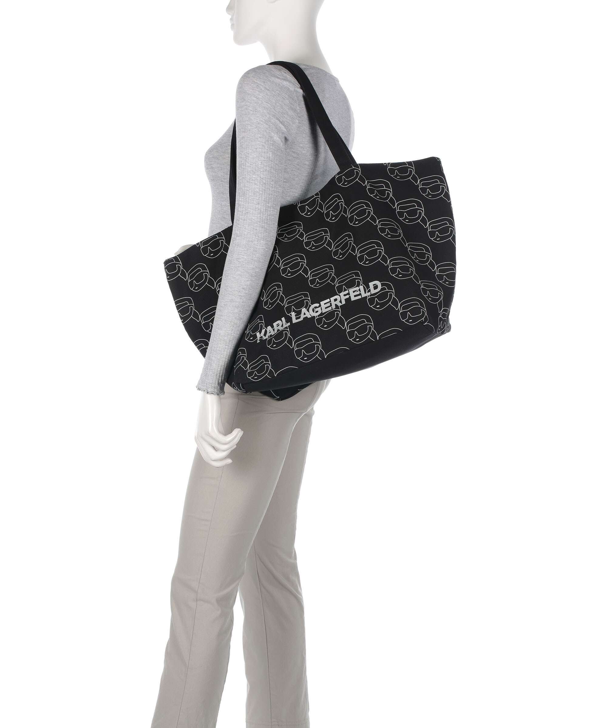 Karl Lagerfeld Ikon Tote bag black/white - Image 3