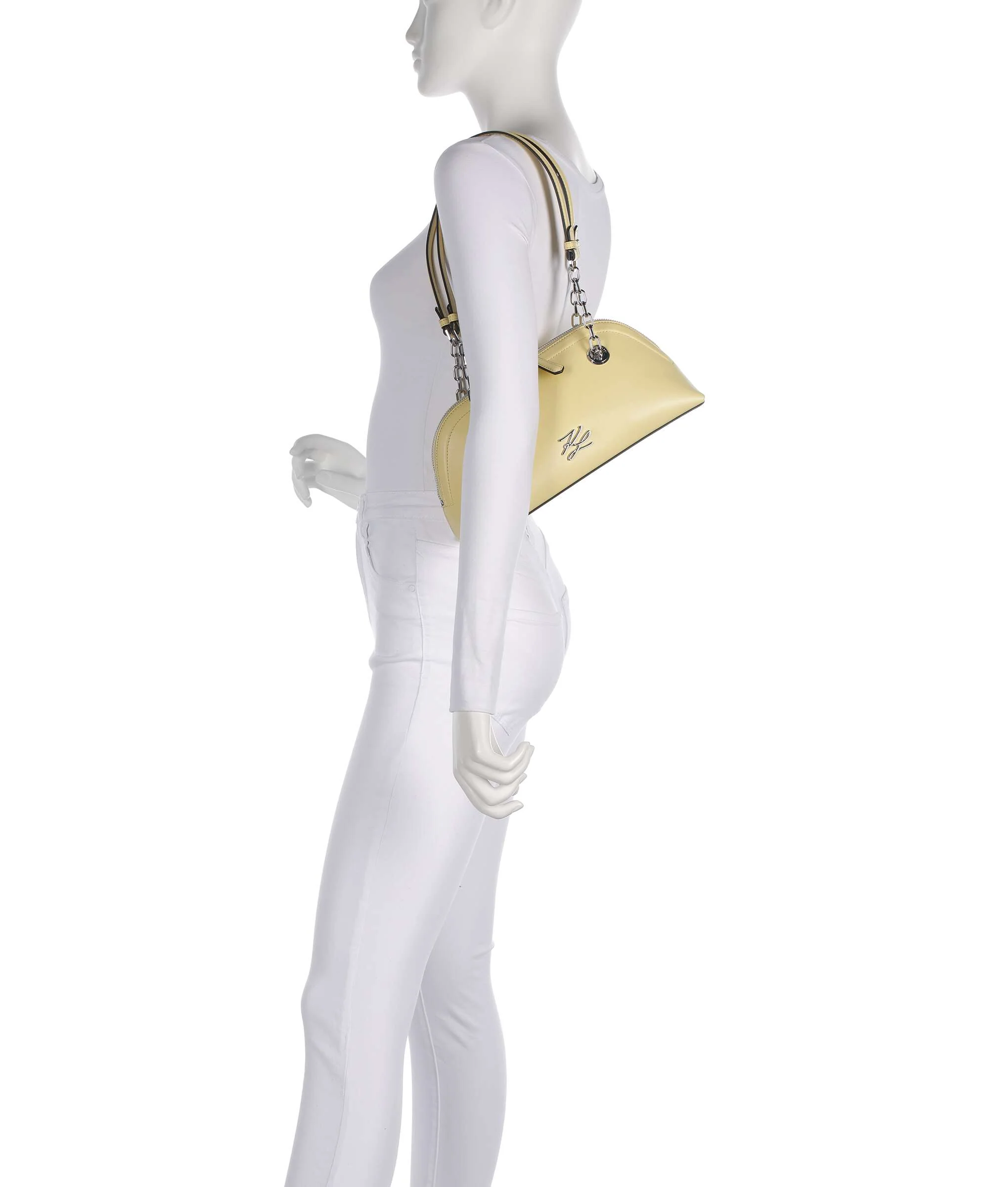 Karl Lagerfeld K/Autograph Bowling Small Shoulder bag sunlight - Image 3