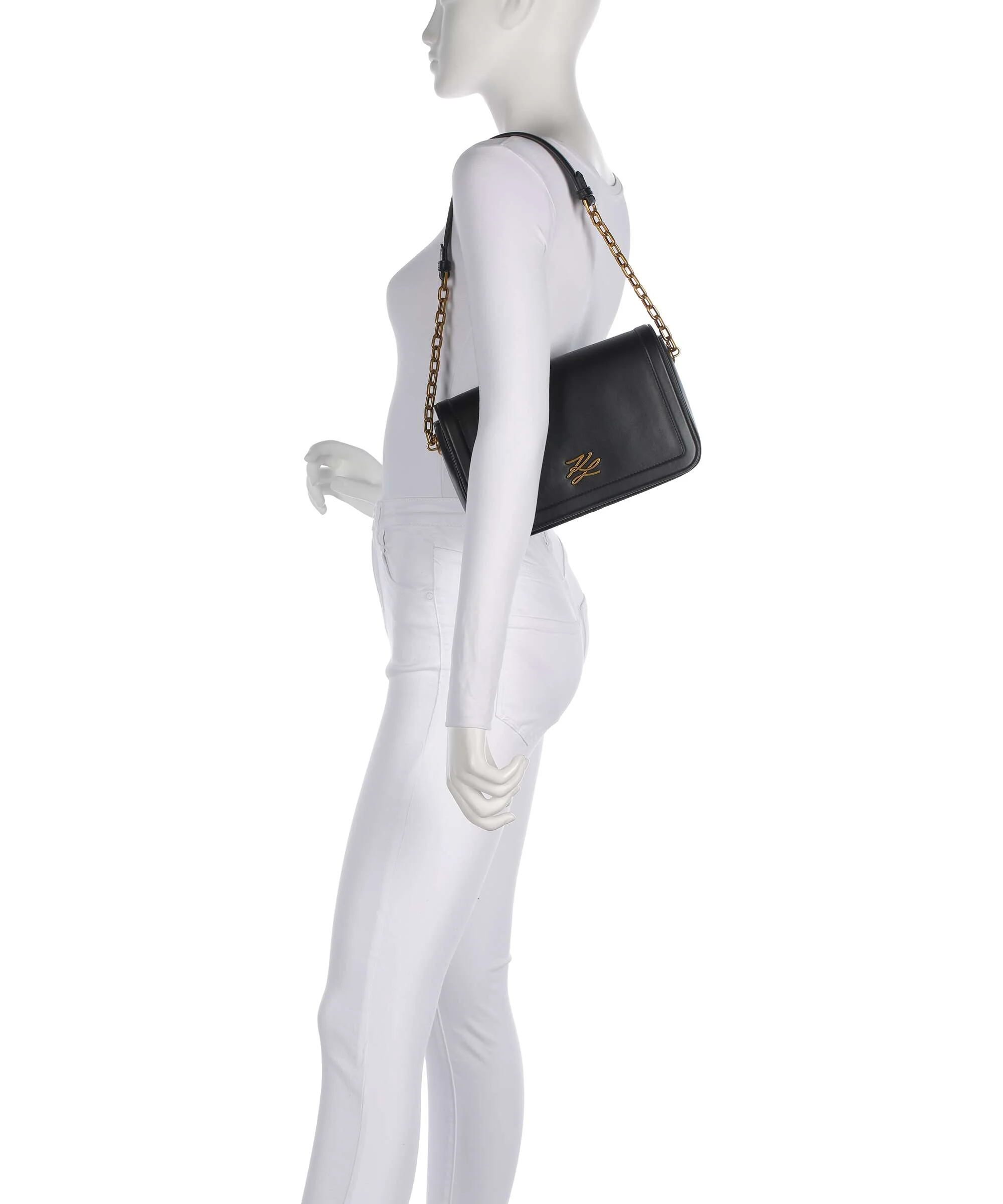 Karl Lagerfeld K/Autograph Medium Shoulder bag black/gold - Image 3