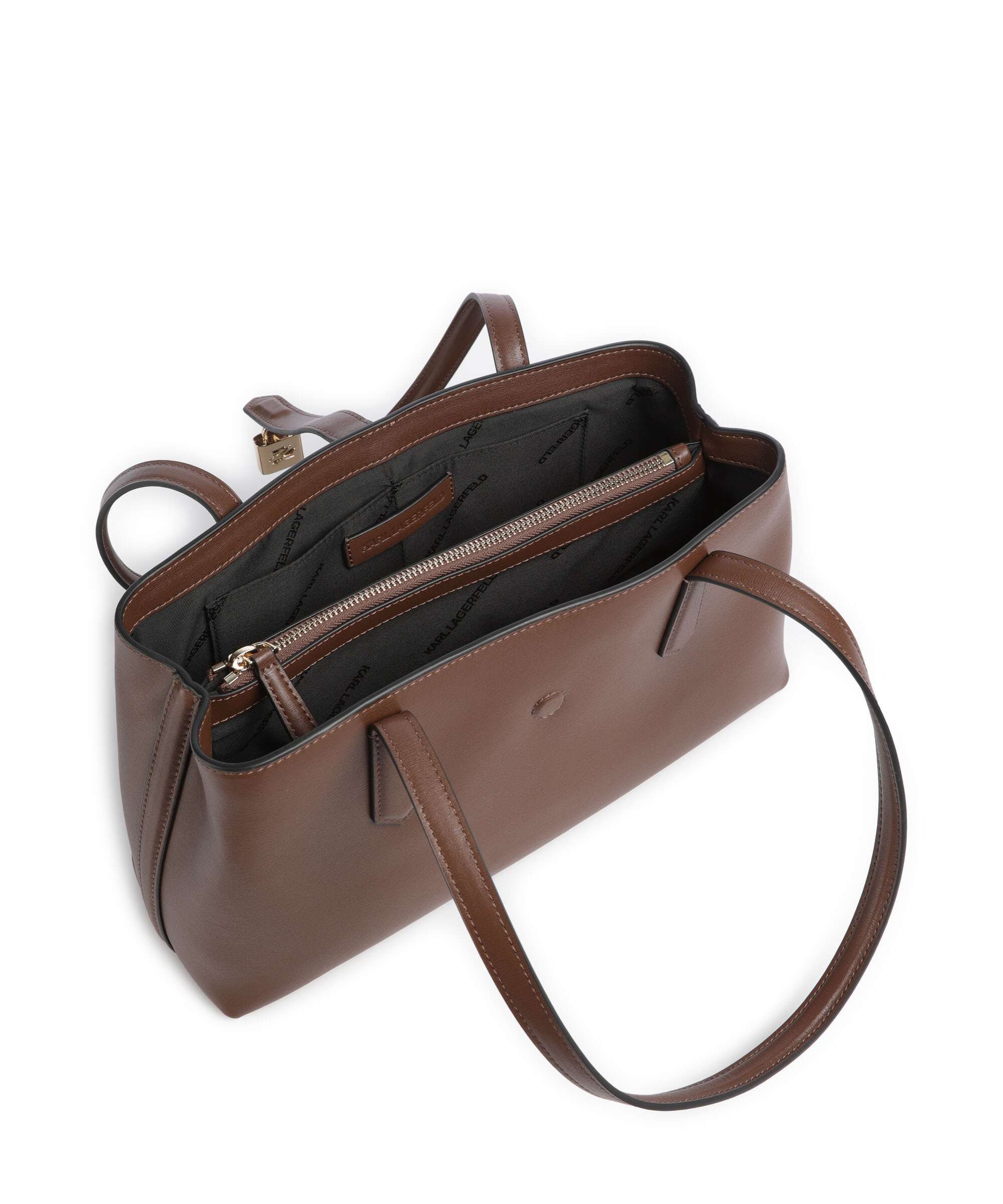 Karl Lagerfeld K/Autograph Shoulder bag dark friar brown - Image 5