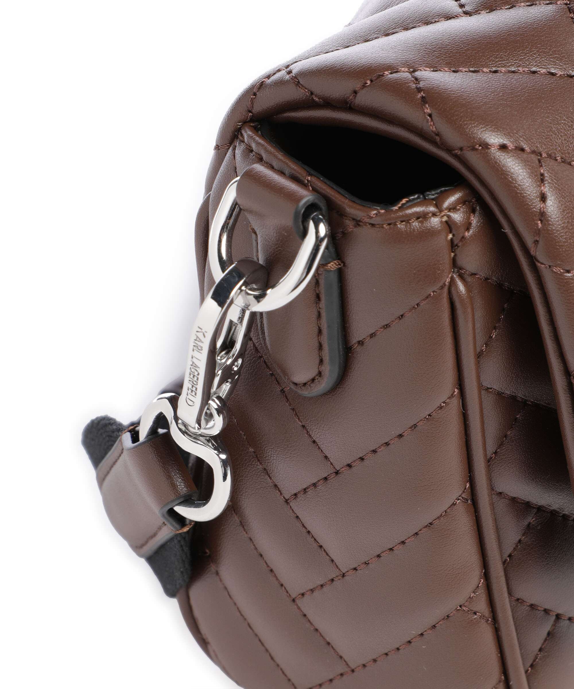 Karl Lagerfeld K/Brick Crossbody bag dark friar brown - Image 4