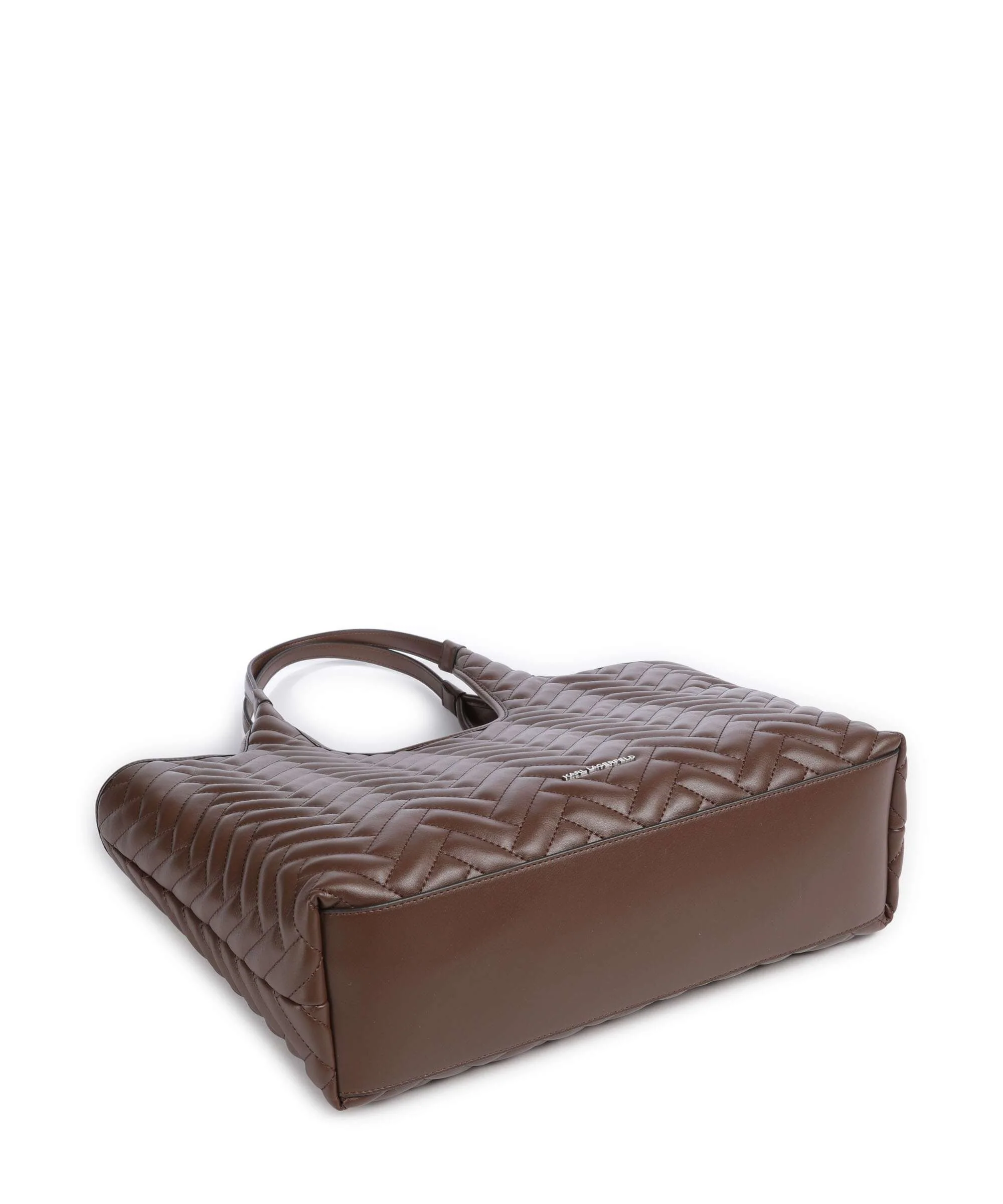 Karl Lagerfeld K/Brick Medium Tote bag dark friar brown - Image 4