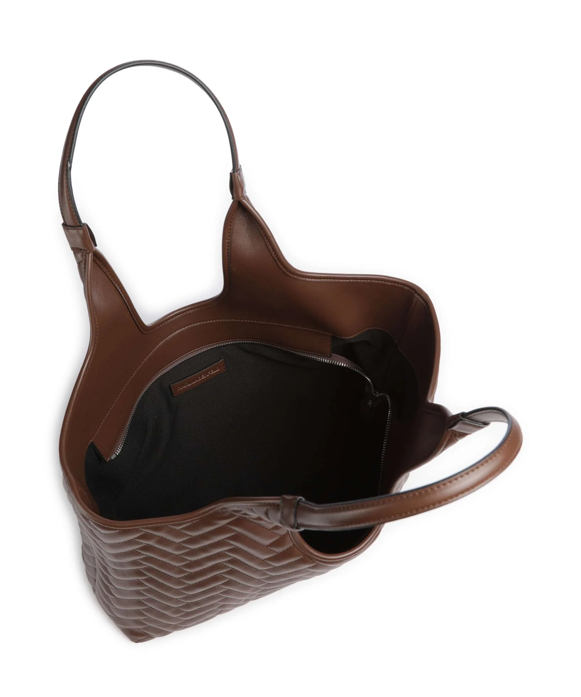 Karl Lagerfeld K/Brick Medium Tote bag dark friar brown - Image 5