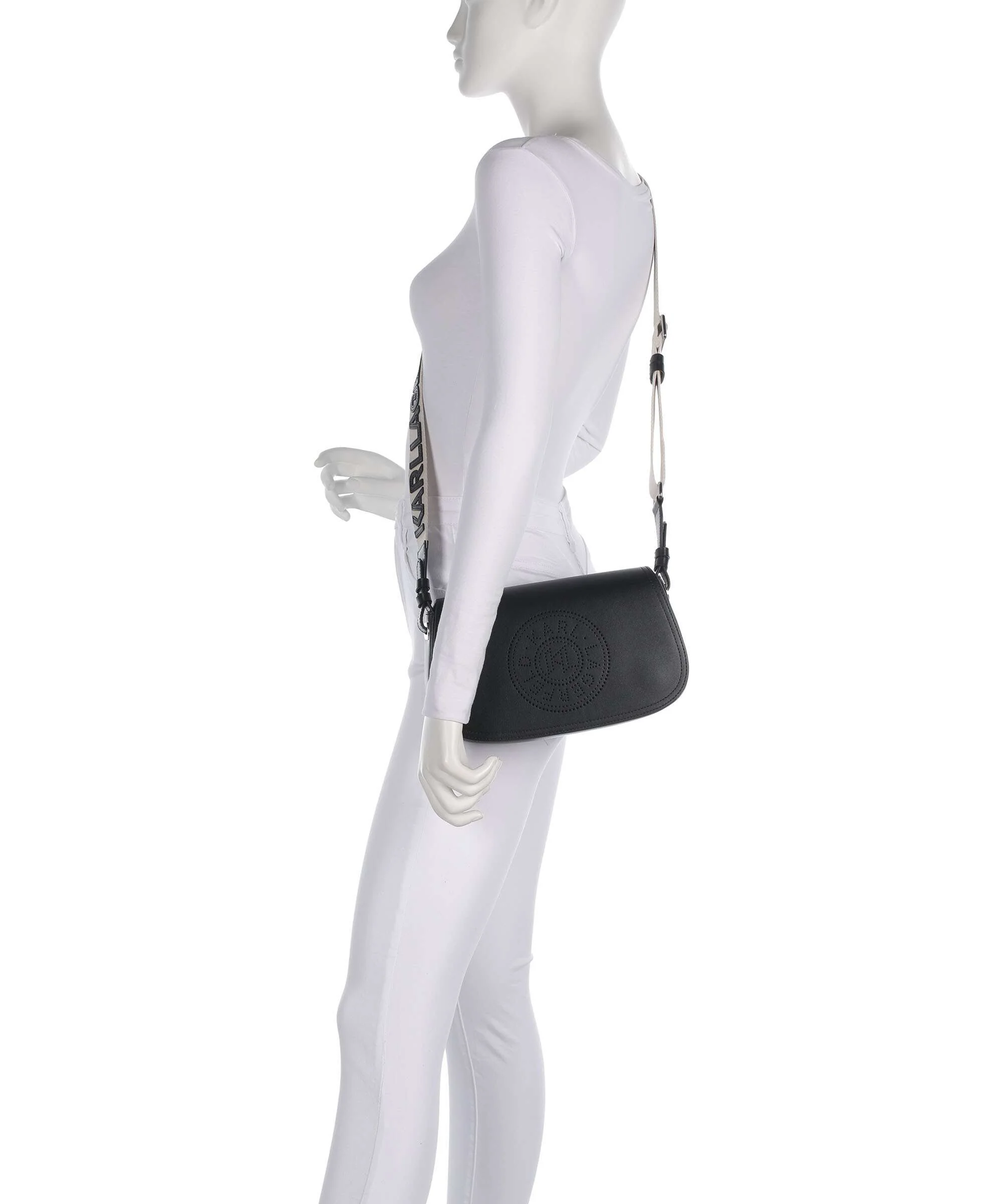 Karl Lagerfeld K/Circle Crossbody bag black/nickel - Image 3