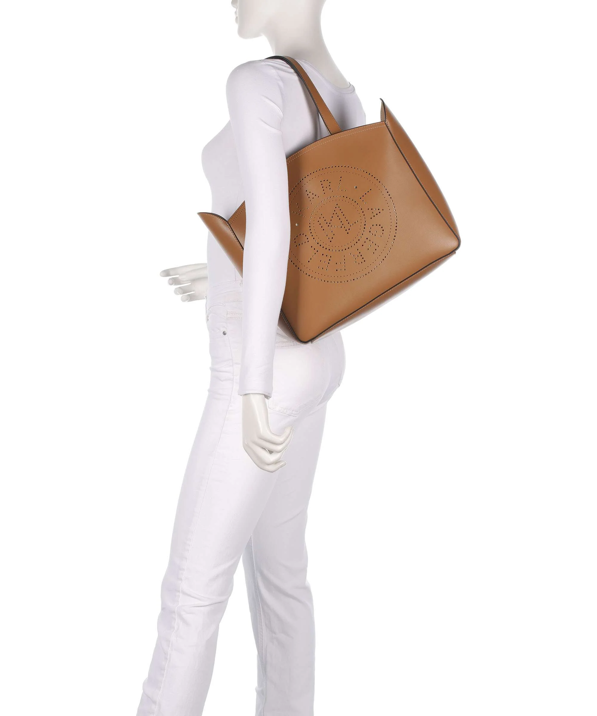 Karl Lagerfeld K/Circle Medium Tote bag caramel - Image 3