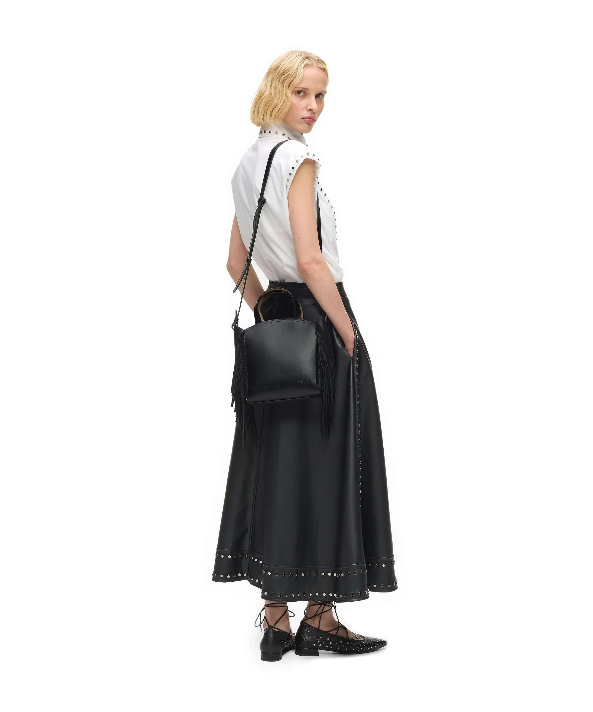 Karl Lagerfeld K/Circle Small Handbag black/nickel - Image 3
