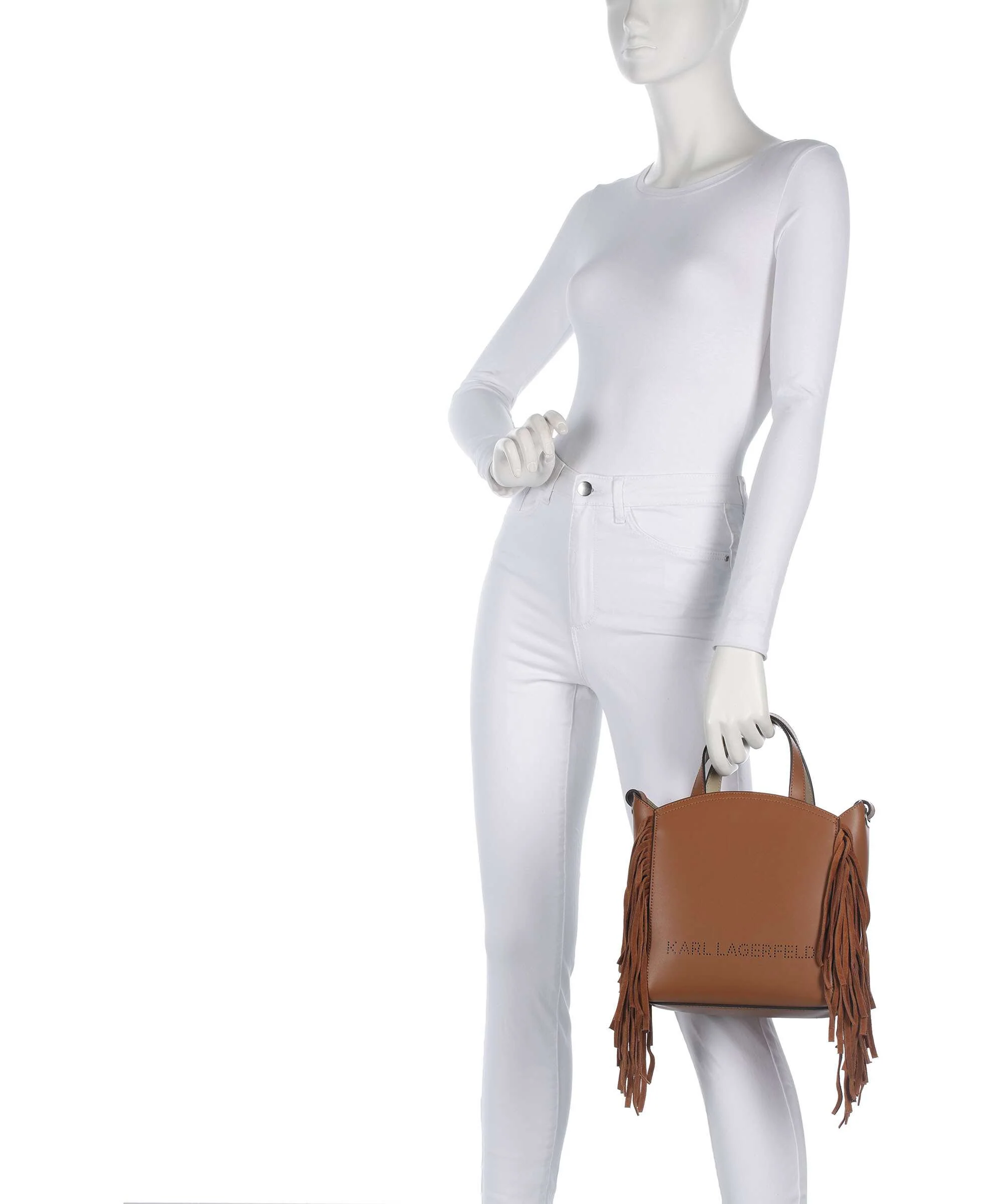 Karl Lagerfeld K/Circle Small Handbag dark tan - Image 3