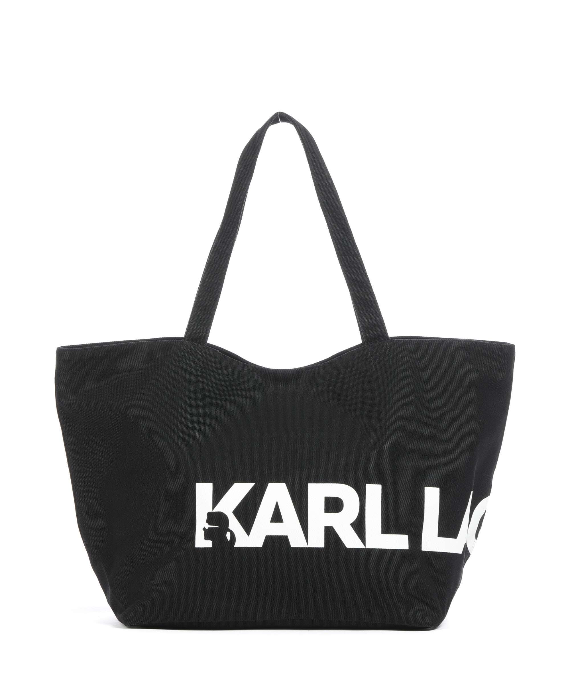 Karl Lagerfeld K/Essential Big Logo Tote bag black/white