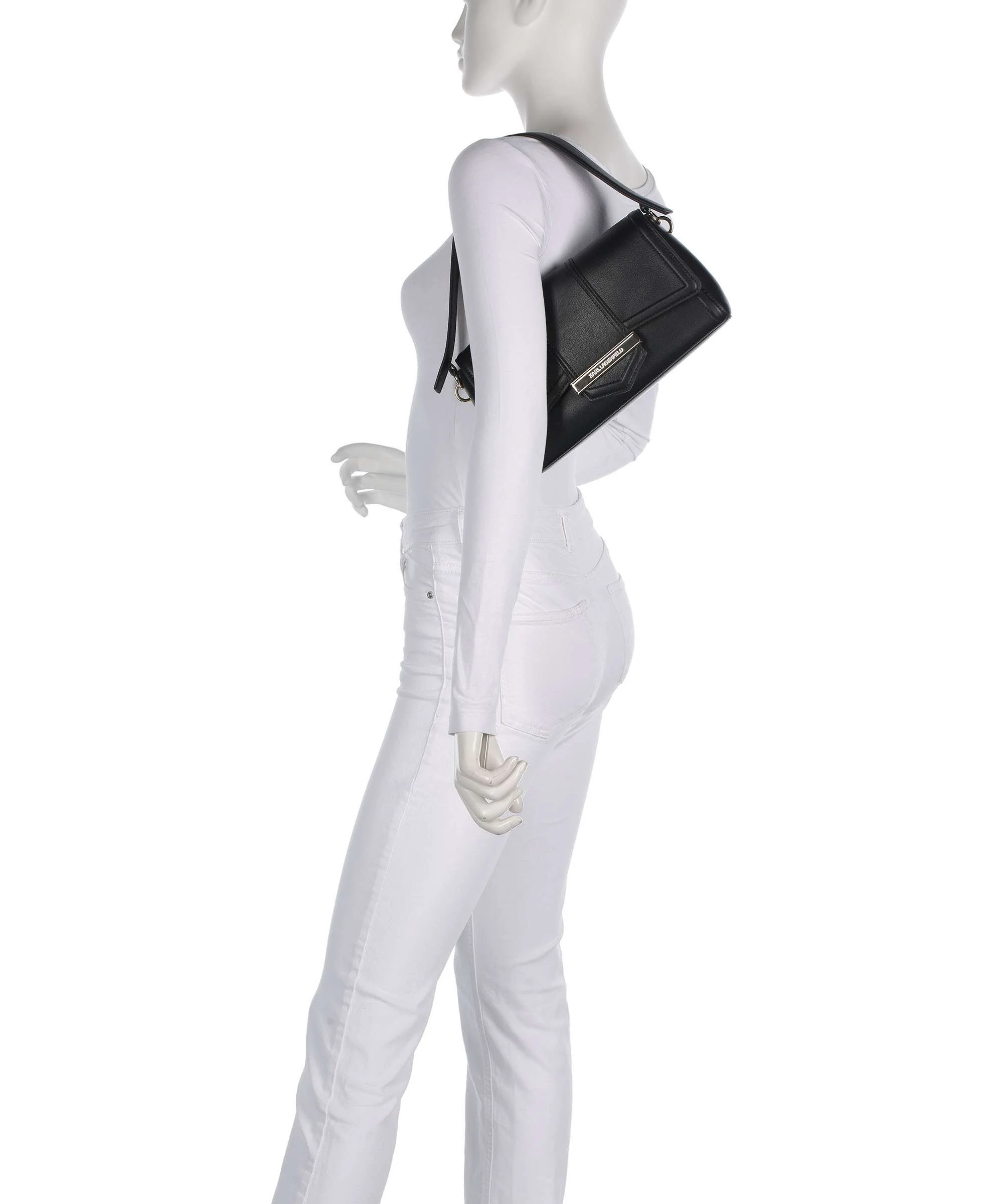 Karl Lagerfeld K/Nova Medium Shoulder bag black/gold - Image 3
