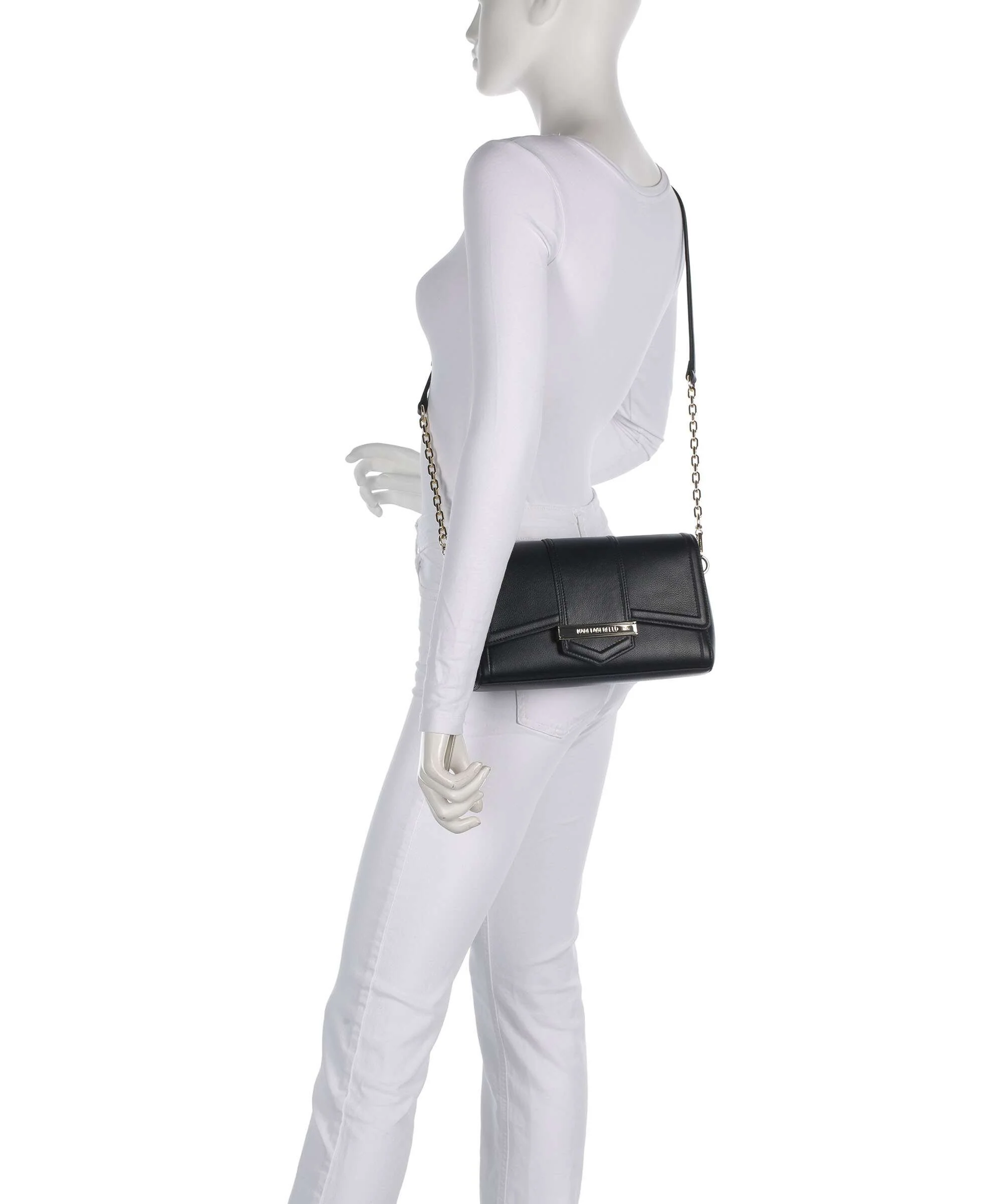 Karl Lagerfeld K/Nova Medium Shoulder bag black/gold - Image 4