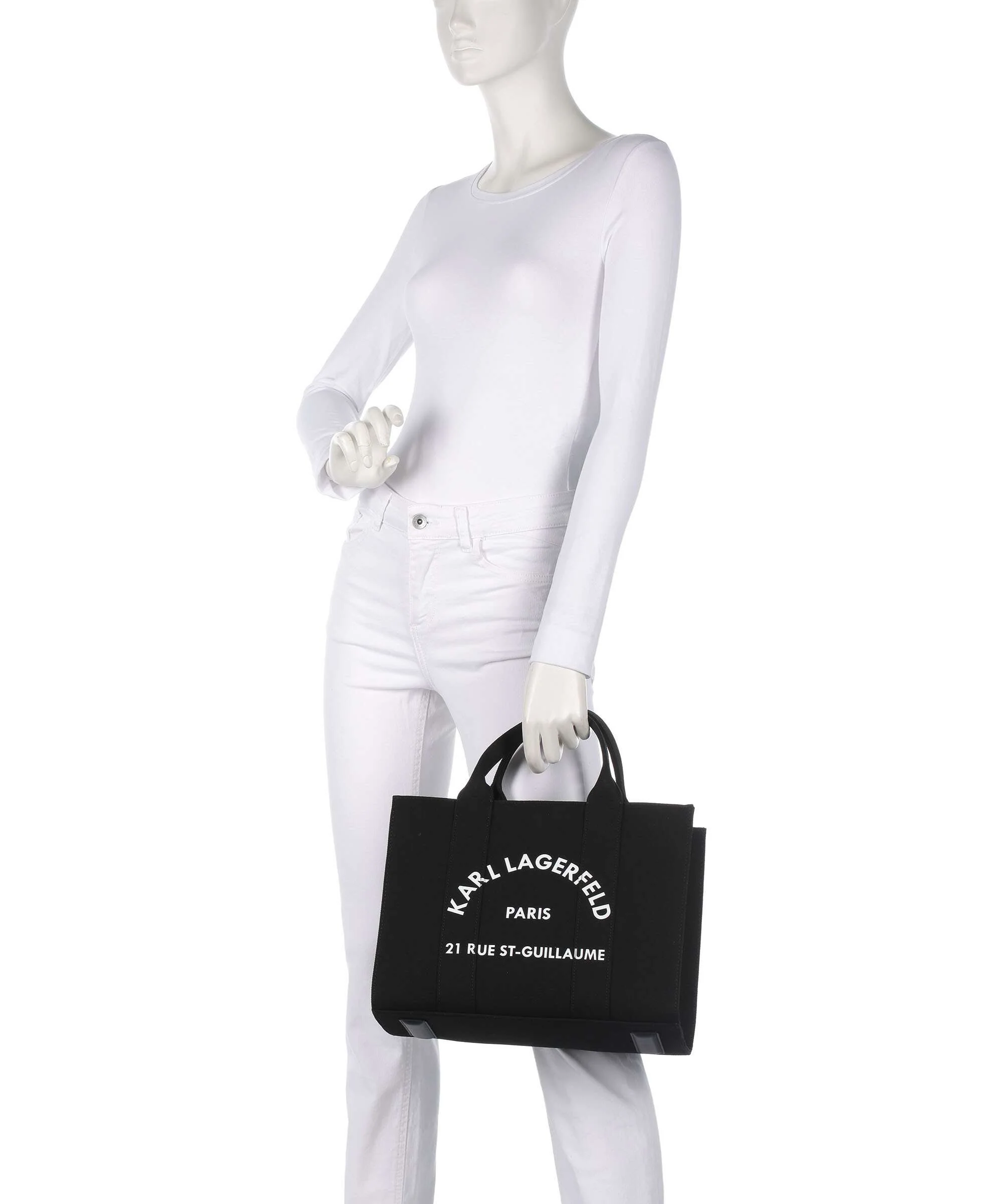 Karl Lagerfeld K/Rue St Guillaume Medium Handbag black - Image 4