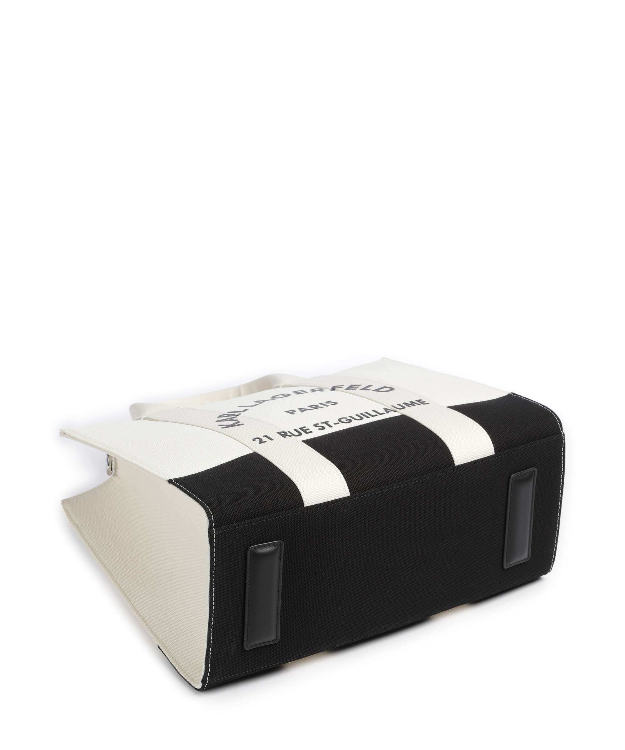 Karl Lagerfeld K/Rue St Guillaume Medium Handbag white/black - Image 4