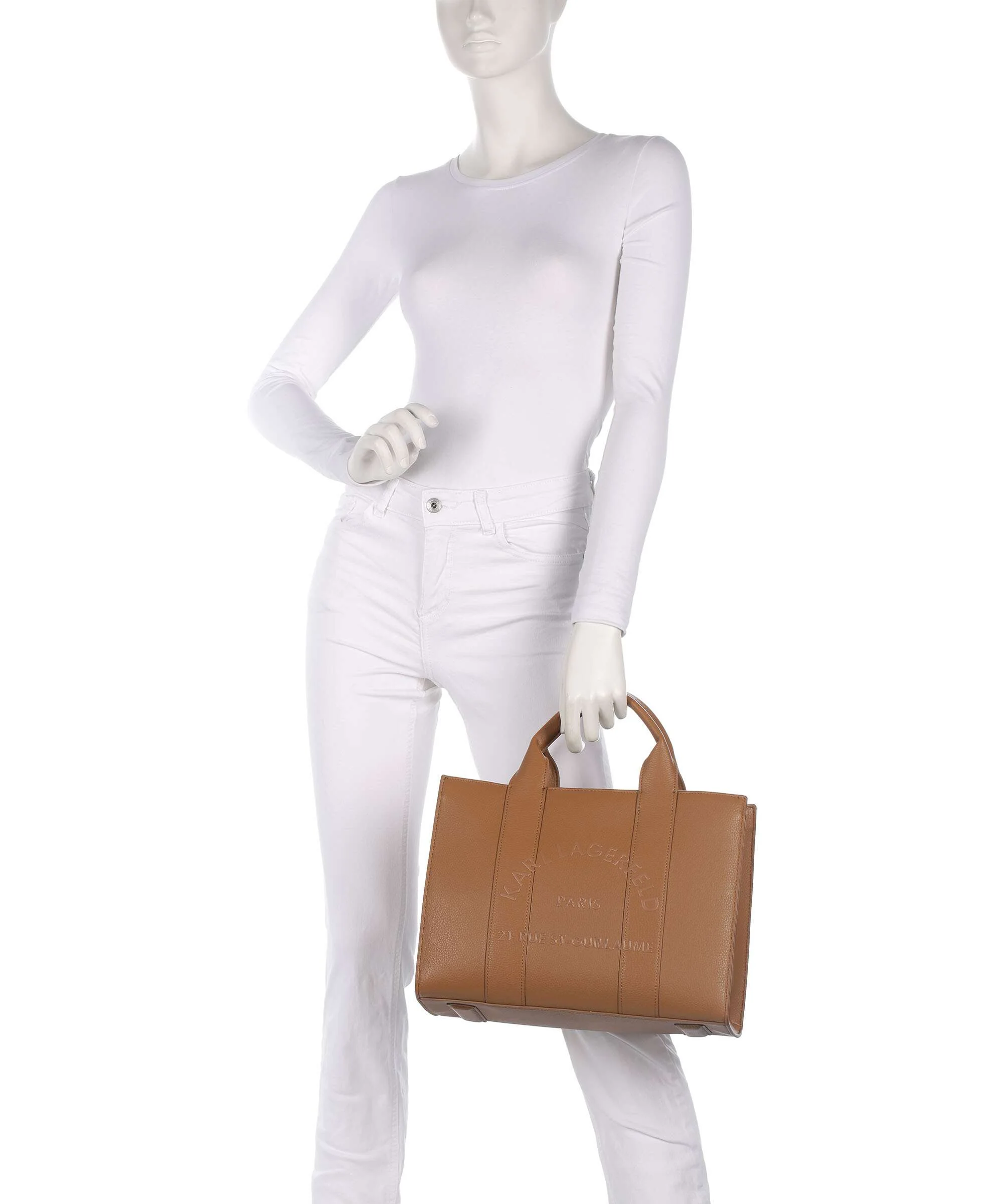 Karl Lagerfeld K/Rue St Guillaume Medium Handbag caramel - Image 3