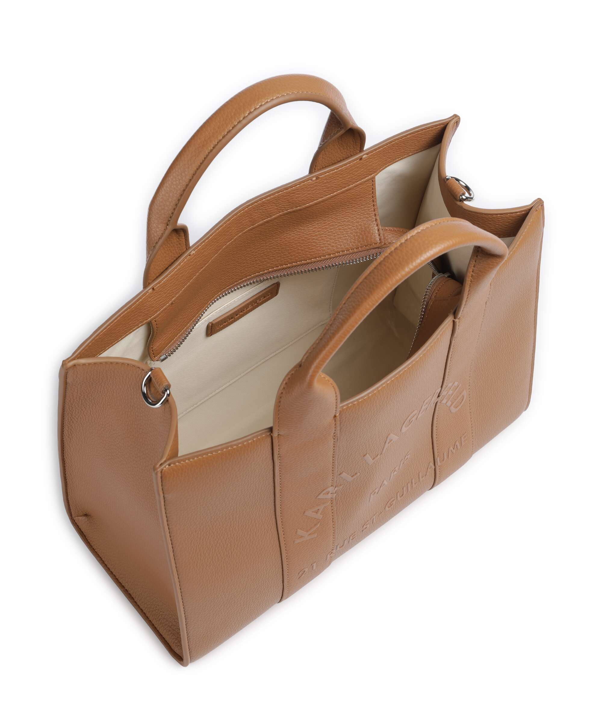 Karl Lagerfeld K/Rue St Guillaume Medium Handbag caramel - Image 5