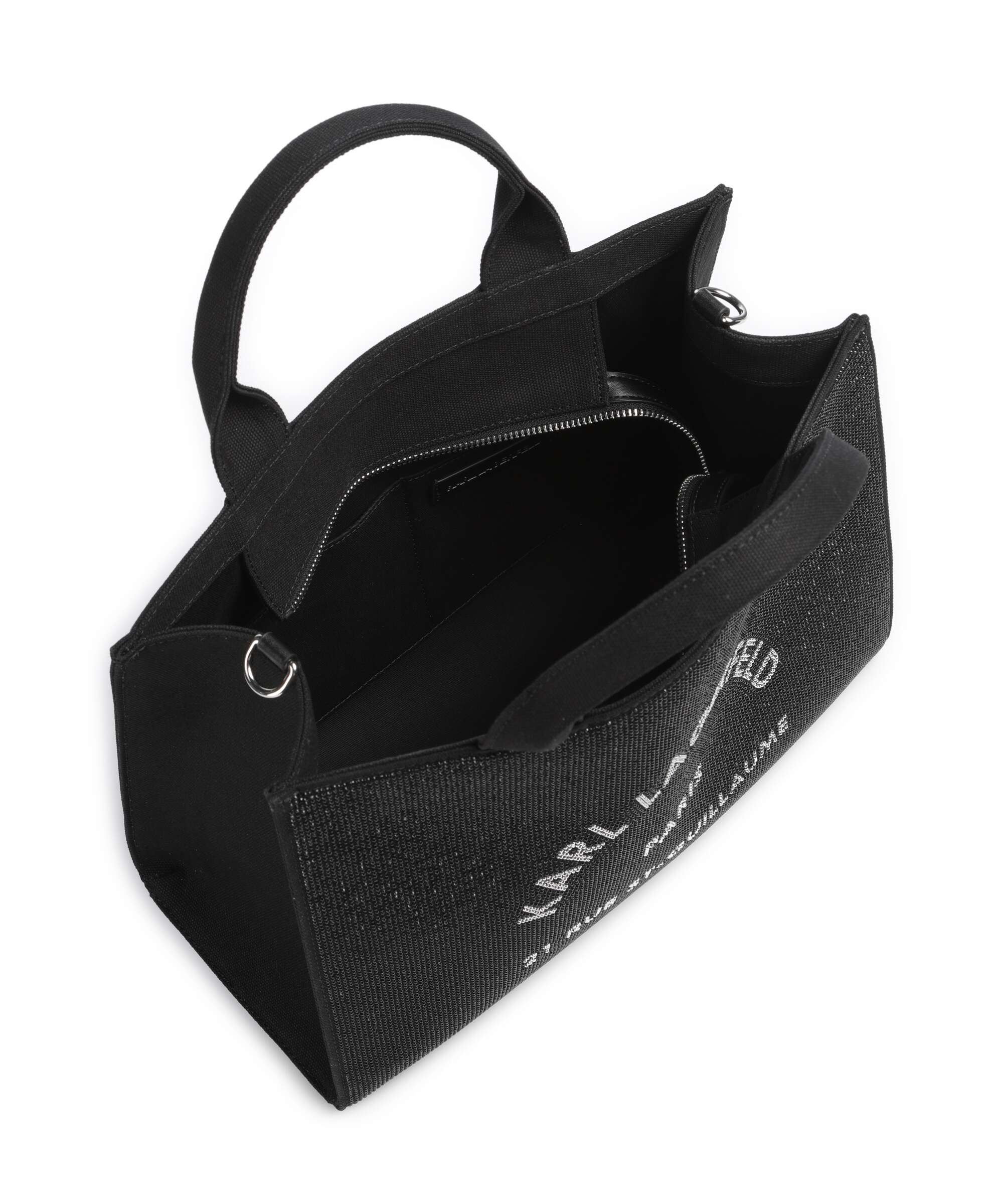 Karl Lagerfeld K/Rue St Guillaume Medium Handbag black embellishment - Image 5