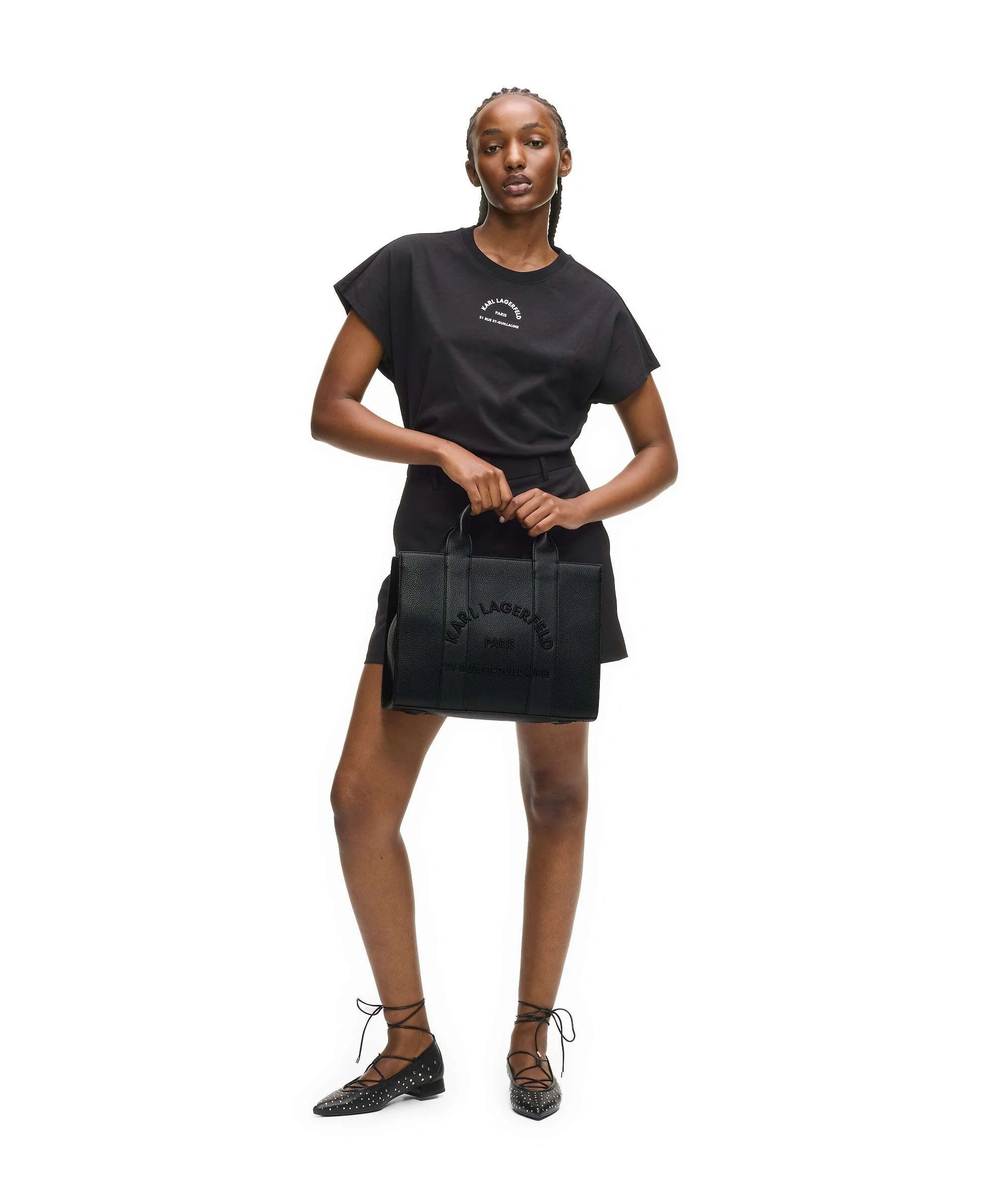 Karl Lagerfeld K/Rue St Guillaume Medium Handbag black - Image 3