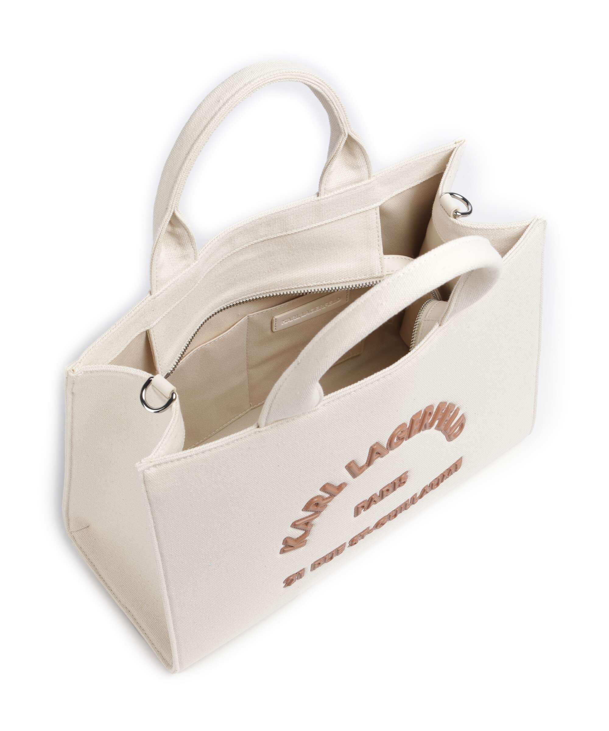 Karl Lagerfeld K/Rue St Guillaume Medium Handbag natural - Image 4