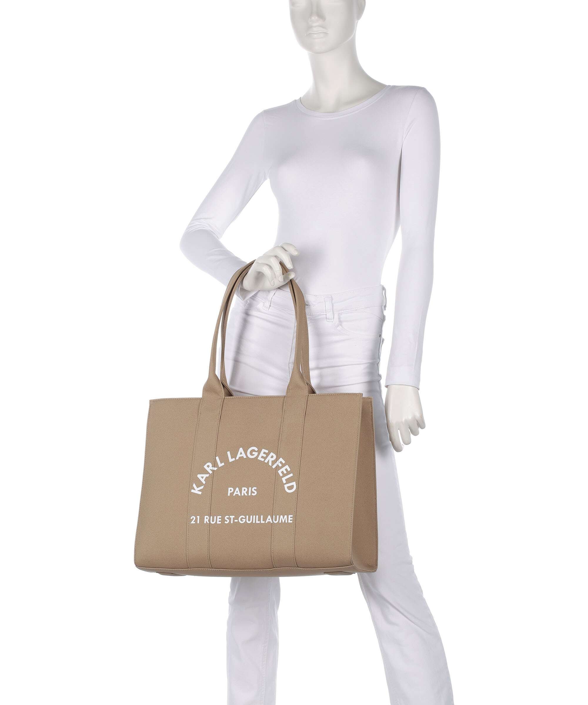 Karl Lagerfeld K/Rue St Guillaume Tote bag nougat - Image 3
